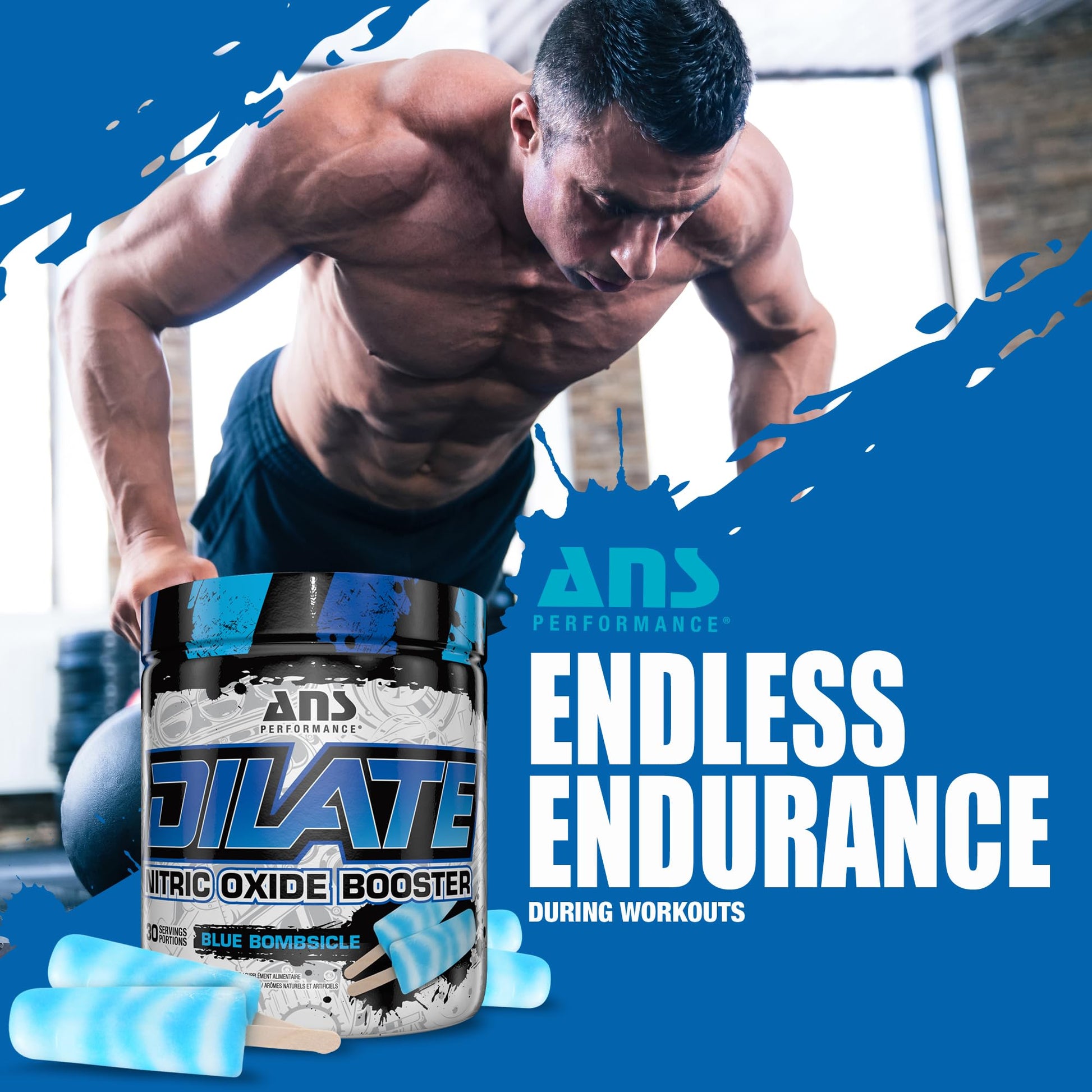 ANS Performance Dilate Pump PreWorkout Powder - Dietary Supplement - Maximizes ANS Performance buy supplements canada