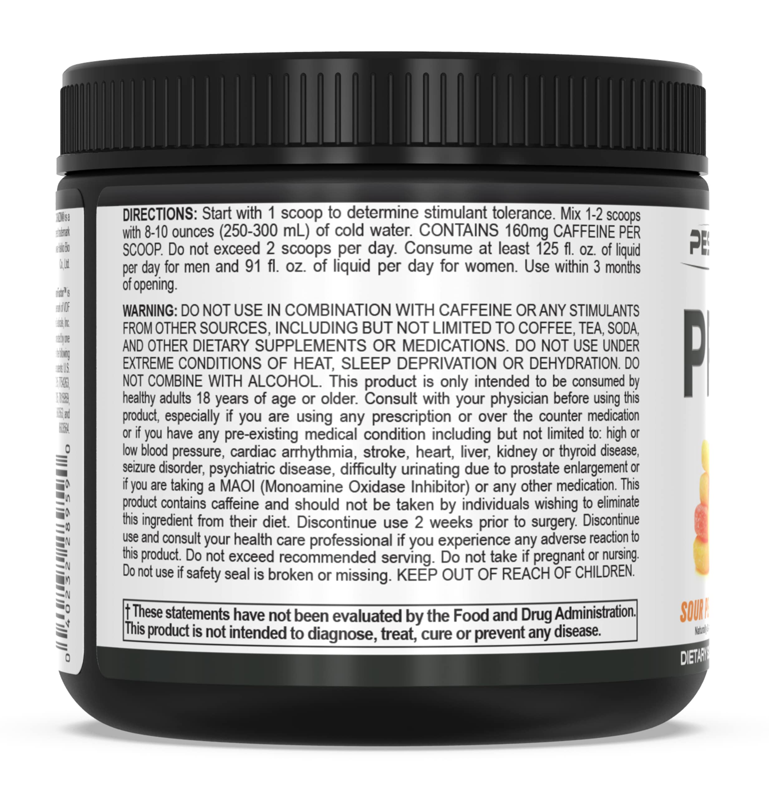 PEScience Prolific Pre Workout Powder, Sour Peach Candy, 40 Scoop, Energy Supplement PEScience buy supplements canada