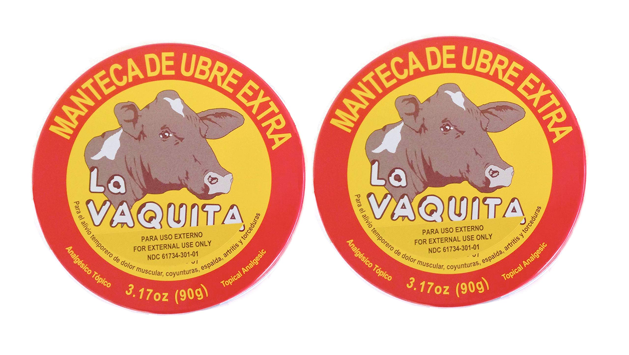 BILITOK 2 Pack La Vaquita Extra Strength Udder Balm Manteca Ubre De Vaca Pain Relief 3.17 Oz. Topical Analgesic La Vaquita Erectogen buy supplements canada