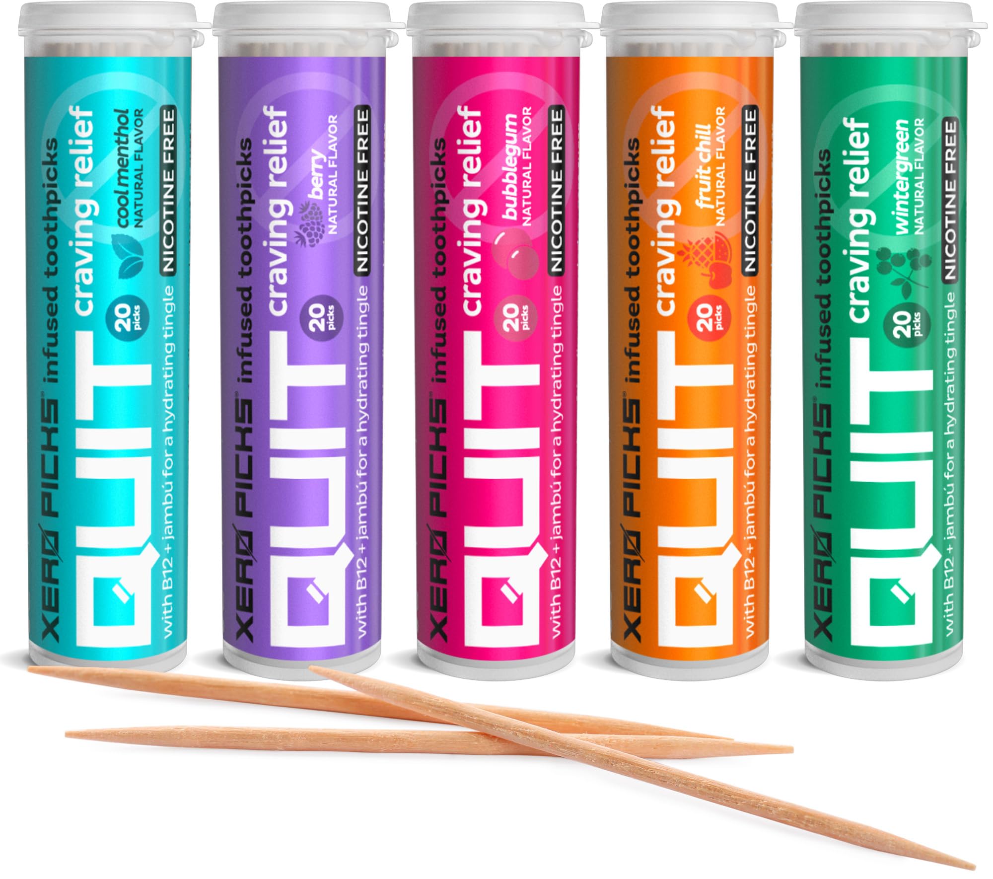 Xero Picks Infused Flavored Toothpicks to Help Quit Smoking - Nicotine Xero Picks buy supplements canada