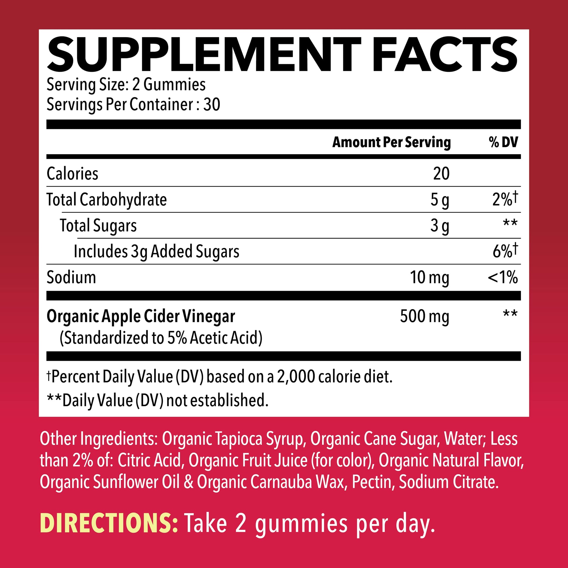 Organic Apple Cider Vinegar Gummies Detox | The Mother Enzyme | ACV Gummy HAVASU NUTRITION buy supplements canada