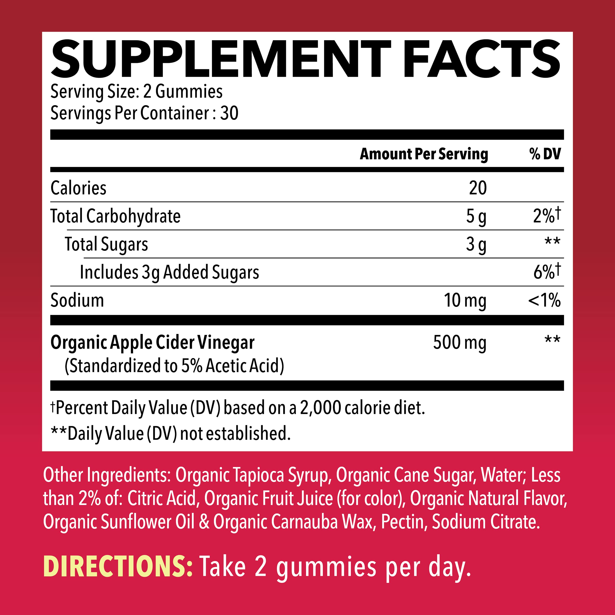 Organic Apple Cider Vinegar Gummies Detox | The Mother Enzyme | ACV Gummy HAVASU NUTRITION buy supplements canada