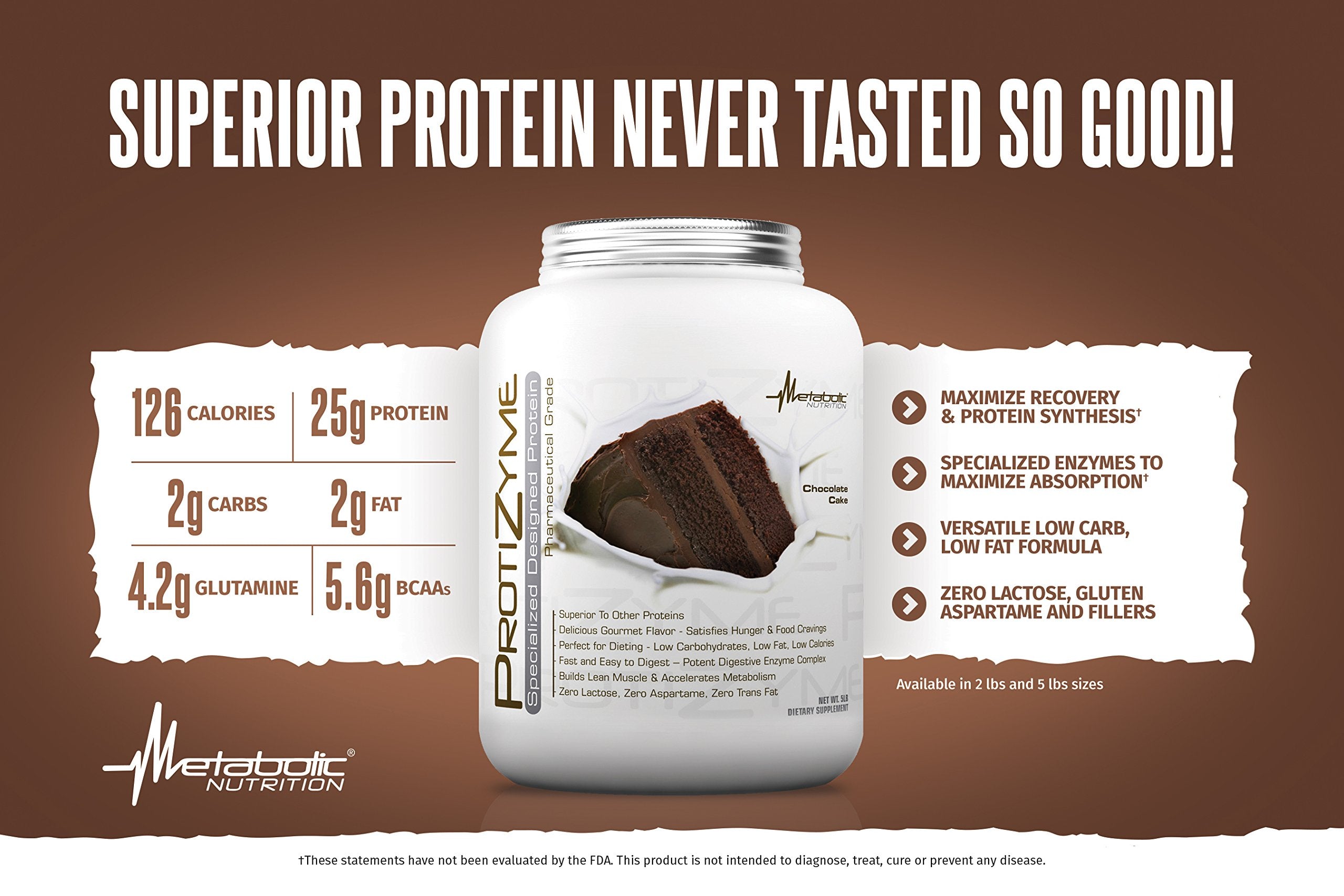 Metabolic Nutrition | Protizyme | 100% Whey Protein Powder | High Protein, Low Carb Metabolic Nutrition buy supplements canada