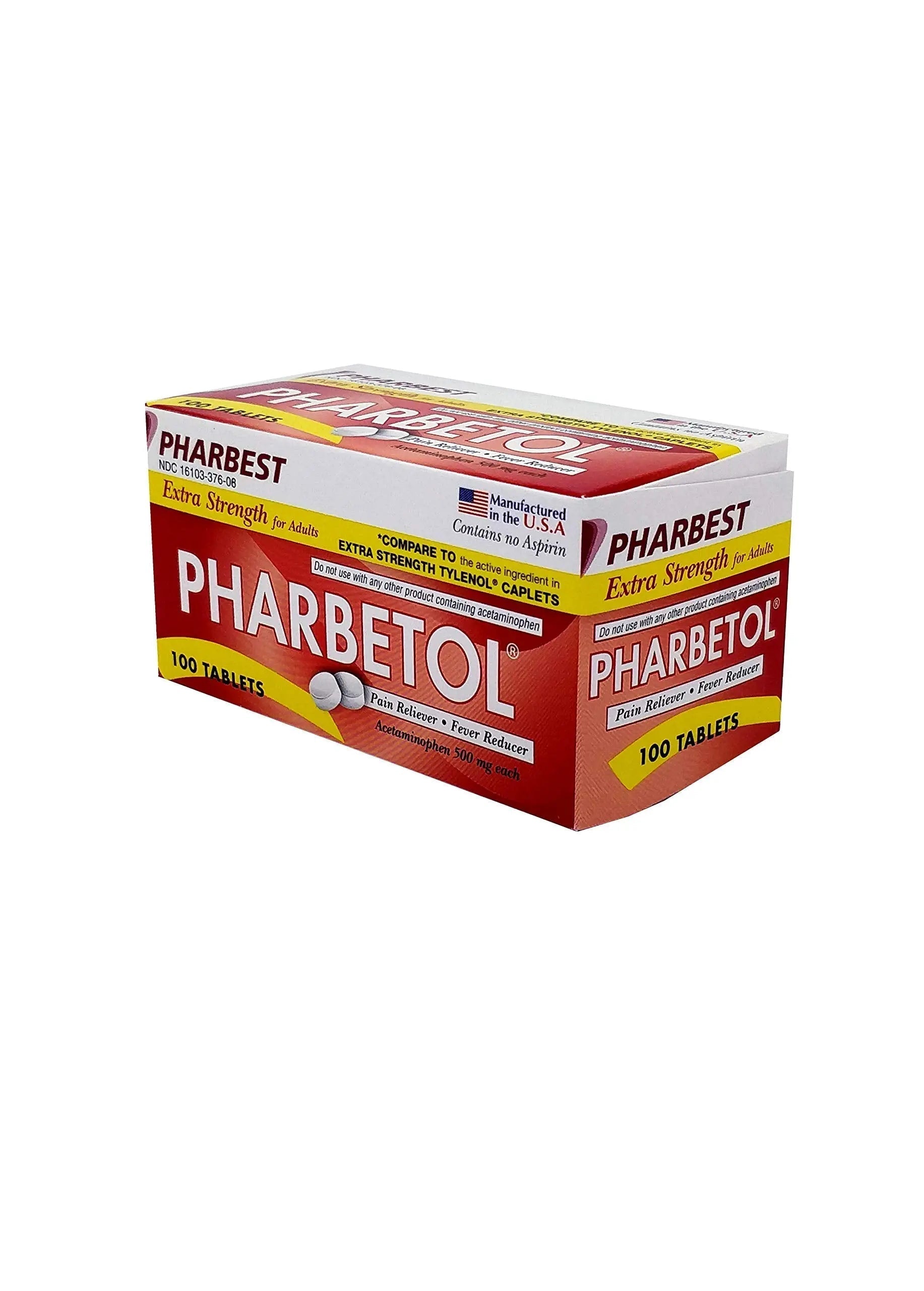 Pharbetol 500mg Extra Strength Tablets 100 Count (Generic Extra Strength) PHARBEST PHARMACEUTICALS buy supplements canada