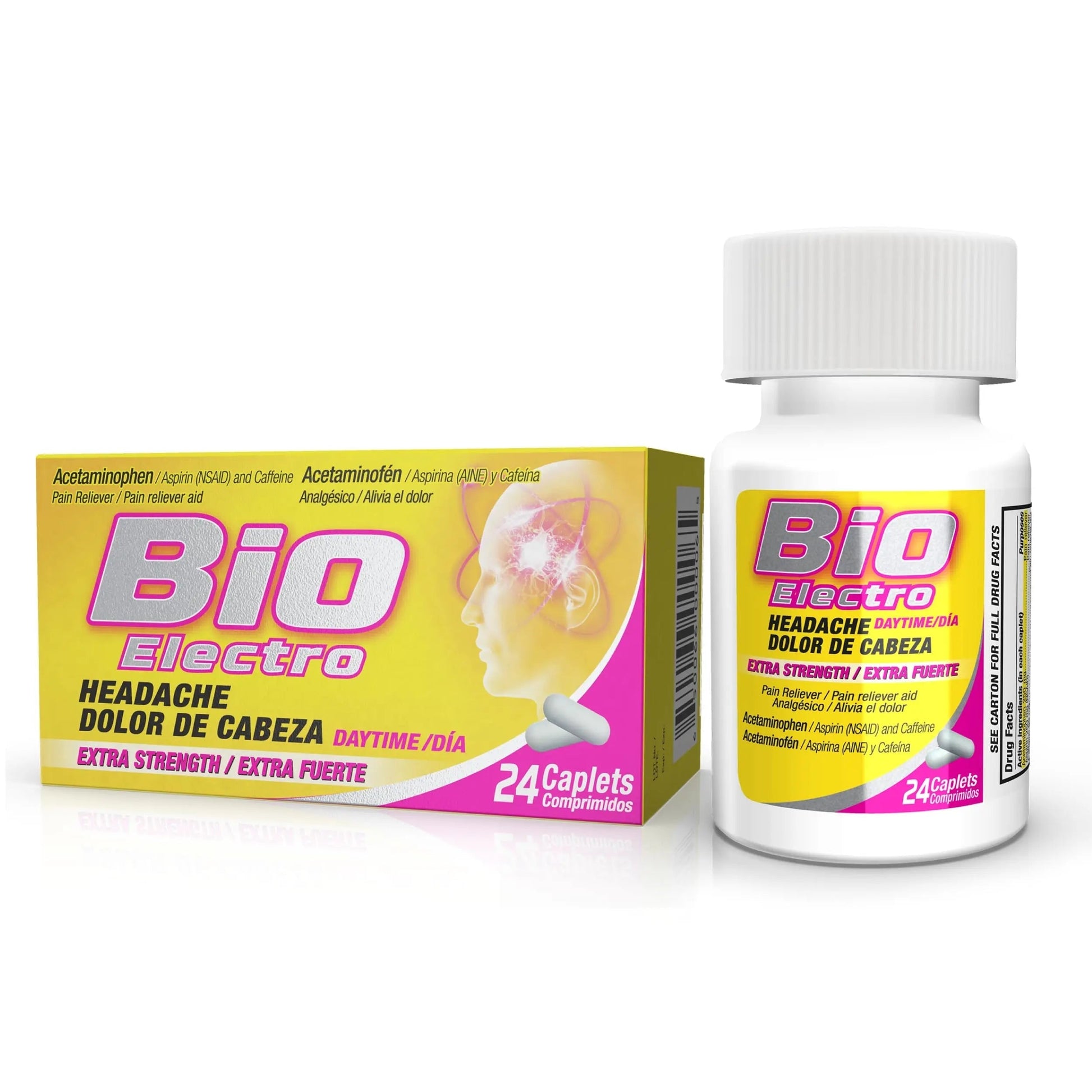 BioElectro Extra Strength Pain & Headache Relief Tablets, 24 Count BioElectro buy supplements canada