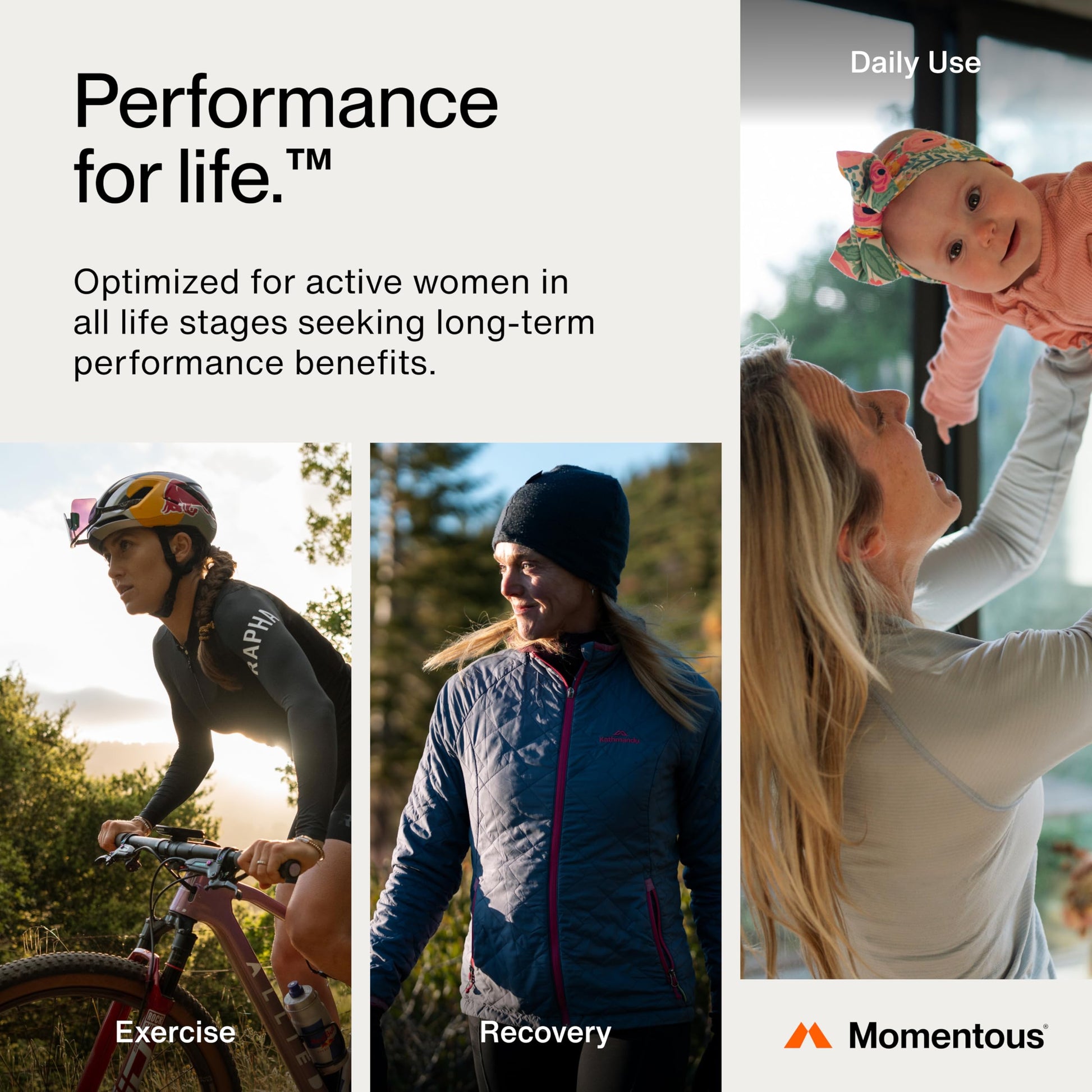 Momentous The Women's Three Bundle - Iron+, Calcium, & Vitamin D3 (2,000 IU) - 3 Critical Nutrients for All Women in 1 Daily Supplement System - NSF Certified for Sport - Gluten-Free - 60 Servings Momentous buy supplements canada