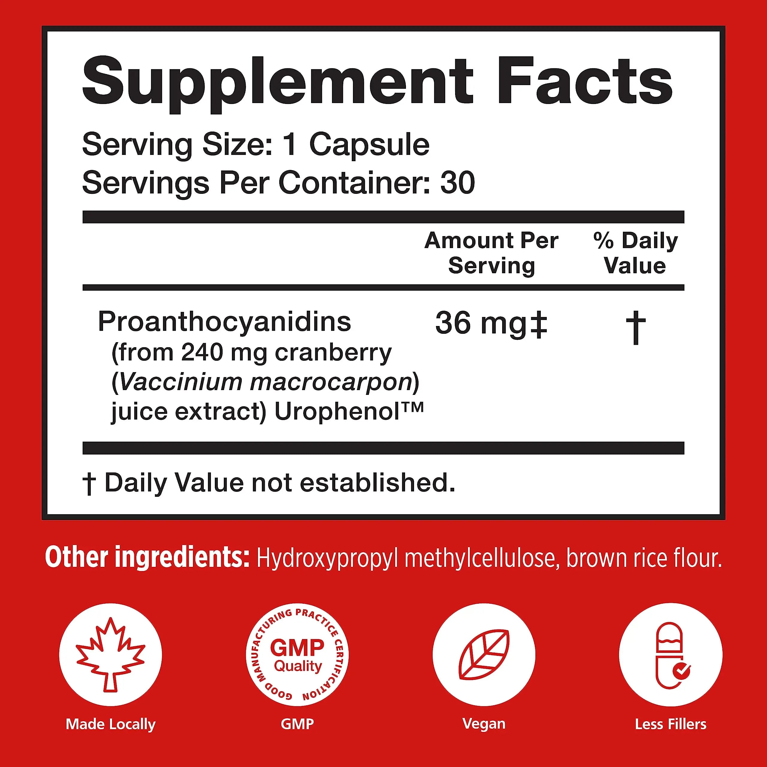 20% Bundle Utiva Cranberry PACs 30 Vegi Capsules Cranberry Supplement for Urinary Tract Health for Women and Men + Utiva D-Mannose 500mg 120 Capsules Naturally Flush The Bladder and Urinary Tract Szio+ buy supplements canada