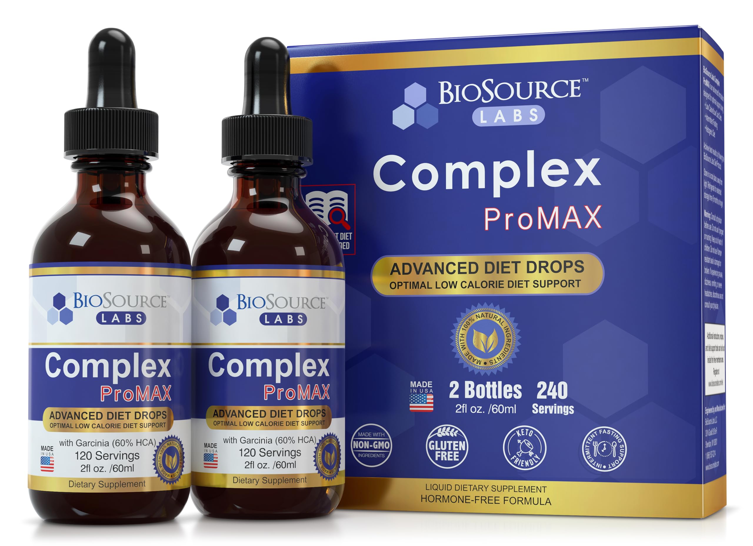BioSource Labs Complex ProMAX Premium Diet Drops (2 x 2 oz Bottle) BioSource Labs buy supplements canada