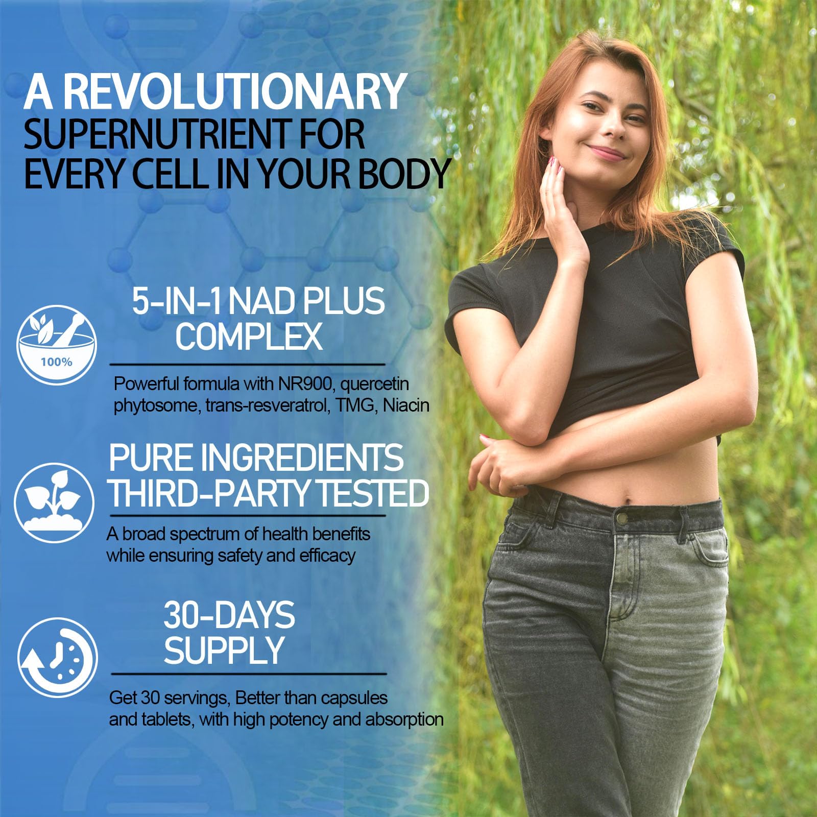 NAD Supplement, Liposomal NAD Nicotinamide Riboside Resveratrol 900mg Quercetion, TMG, Vitamin B3, High Potency NAD Plus Liquid Supplement for Cell Regenerator, Longevity, Energy, Anti-Aging, Focus AMENQ hHEALTH buy supplements canada