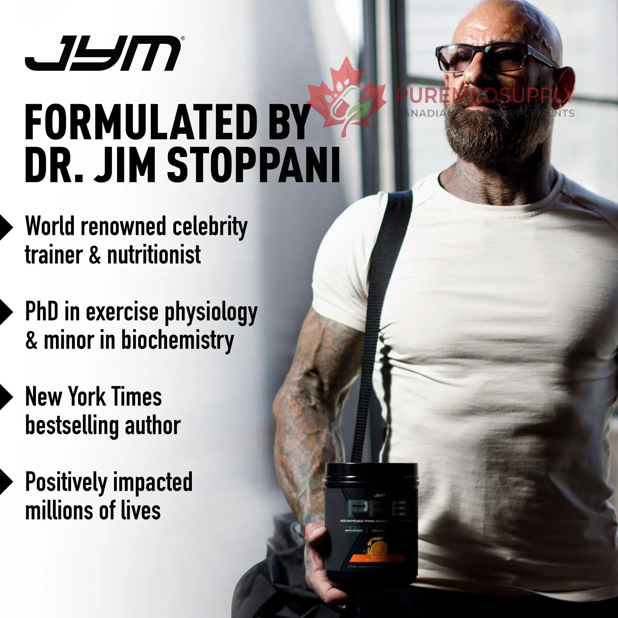 JYM Supplement Science PRO JYM 45 Servings - Tahitian Vanilla Bean & tamin & Mineral Support, Vitamin A, C, B6, B12, E, K, Boron, Biotin, Potassium 60 Tablets JYM Supplement Science buy supplements canada