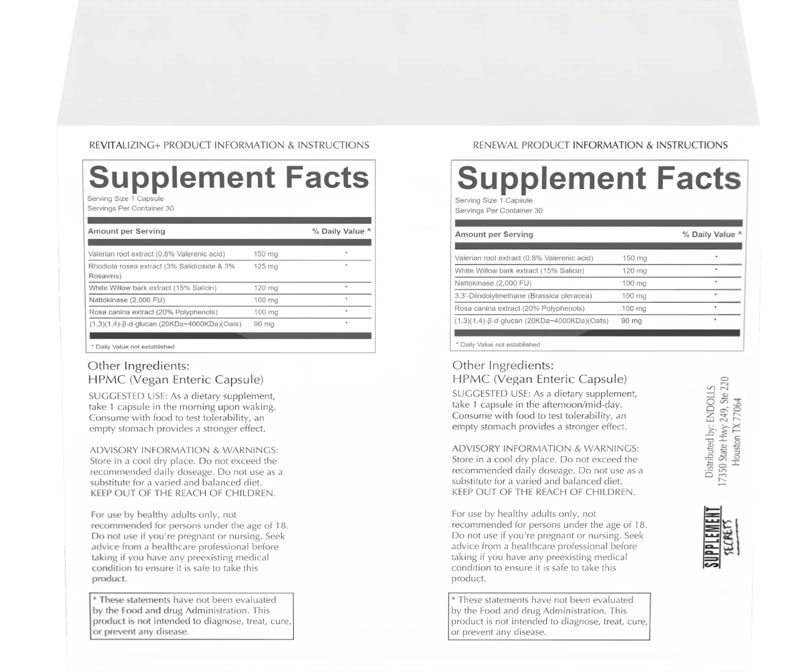 ENDOLLS Endo Warrior Natural Support ENDOLLS buy supplements canada