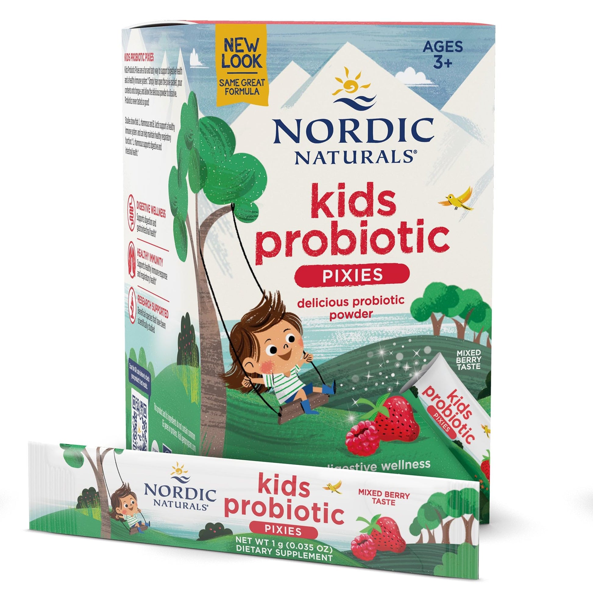 Nordic Naturals Children's Vegan Probiotic Powder Bundle - Baby’s Nordic Flora Probiotic Powder, Unflavored - 30 Packets - 4 Billion CFU Nordic Naturals buy supplements canada