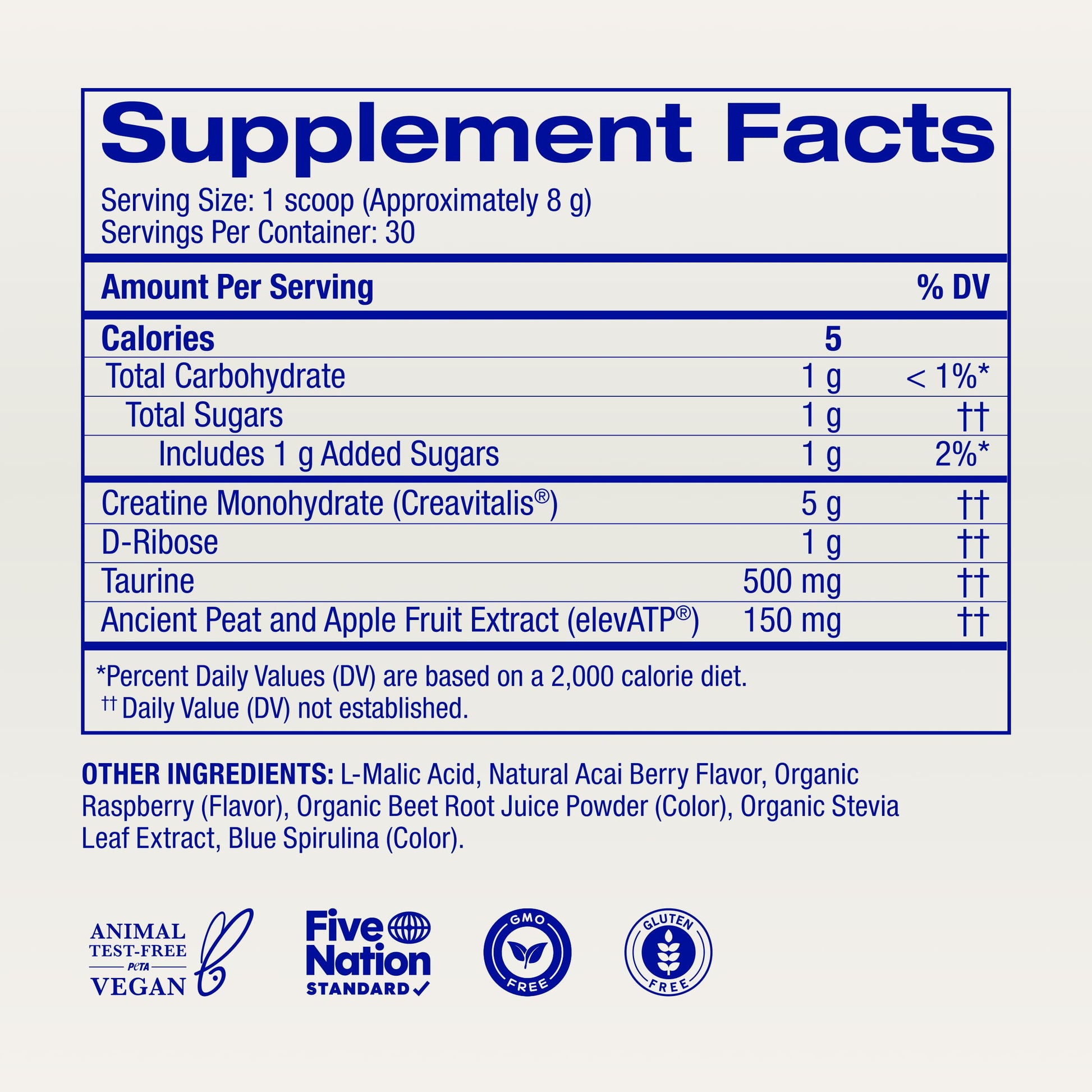Ora Organic Creatine Monohydrate Powder - German-Sourced Creavitalis for Strength, elevATP for Energy, D-Ribose & Taurine for Recovery - Creatine for Women & Men - Acai Berry Flavor, 30 Servings Ora Organic buy supplements canada