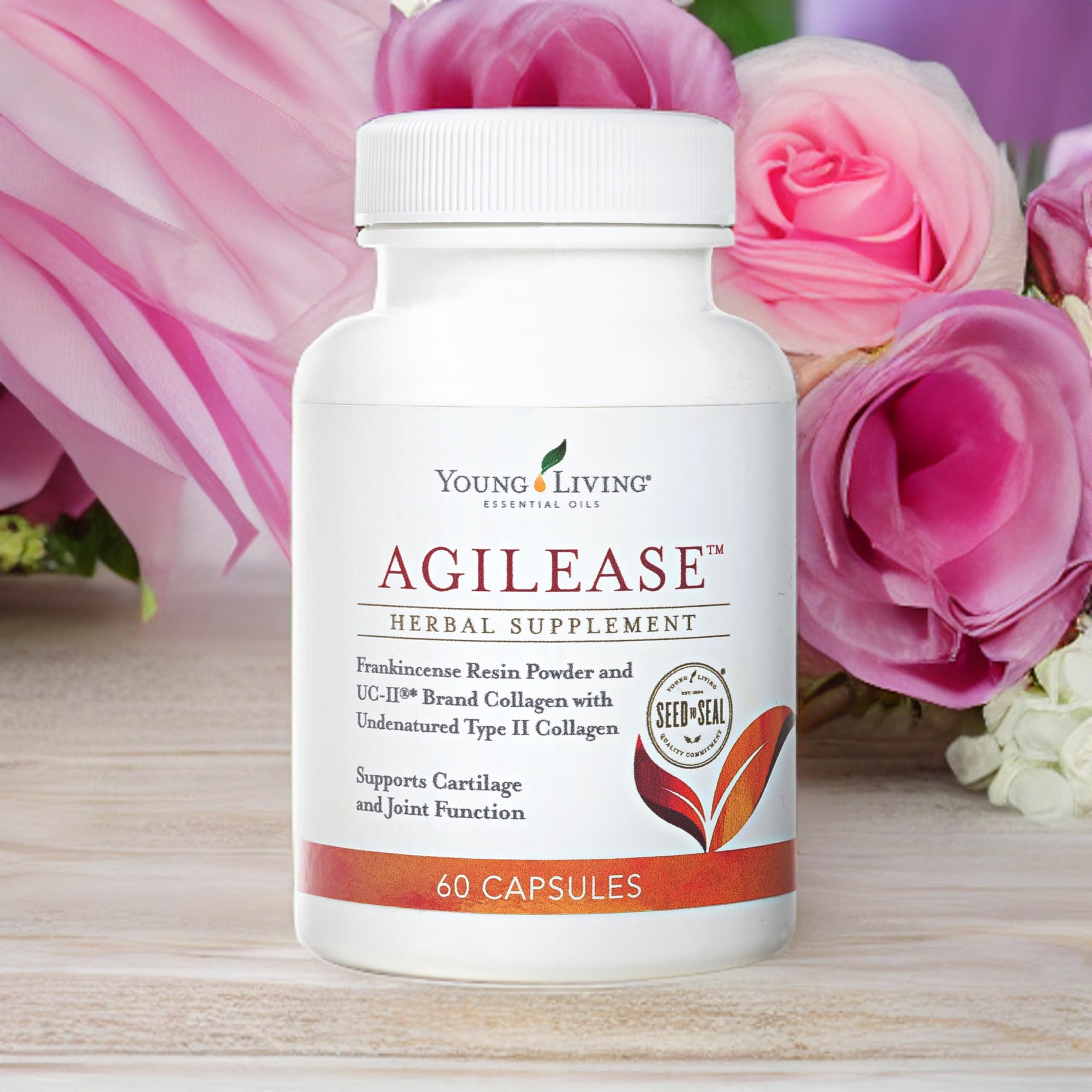 Young Living AgilEase Capsules | 60 Count | UC-II Collagen Supplement | Supports Mobility & Flexibility | Helps Maintain Joint Health & Exercise Recovery Young Living buy supplements canada