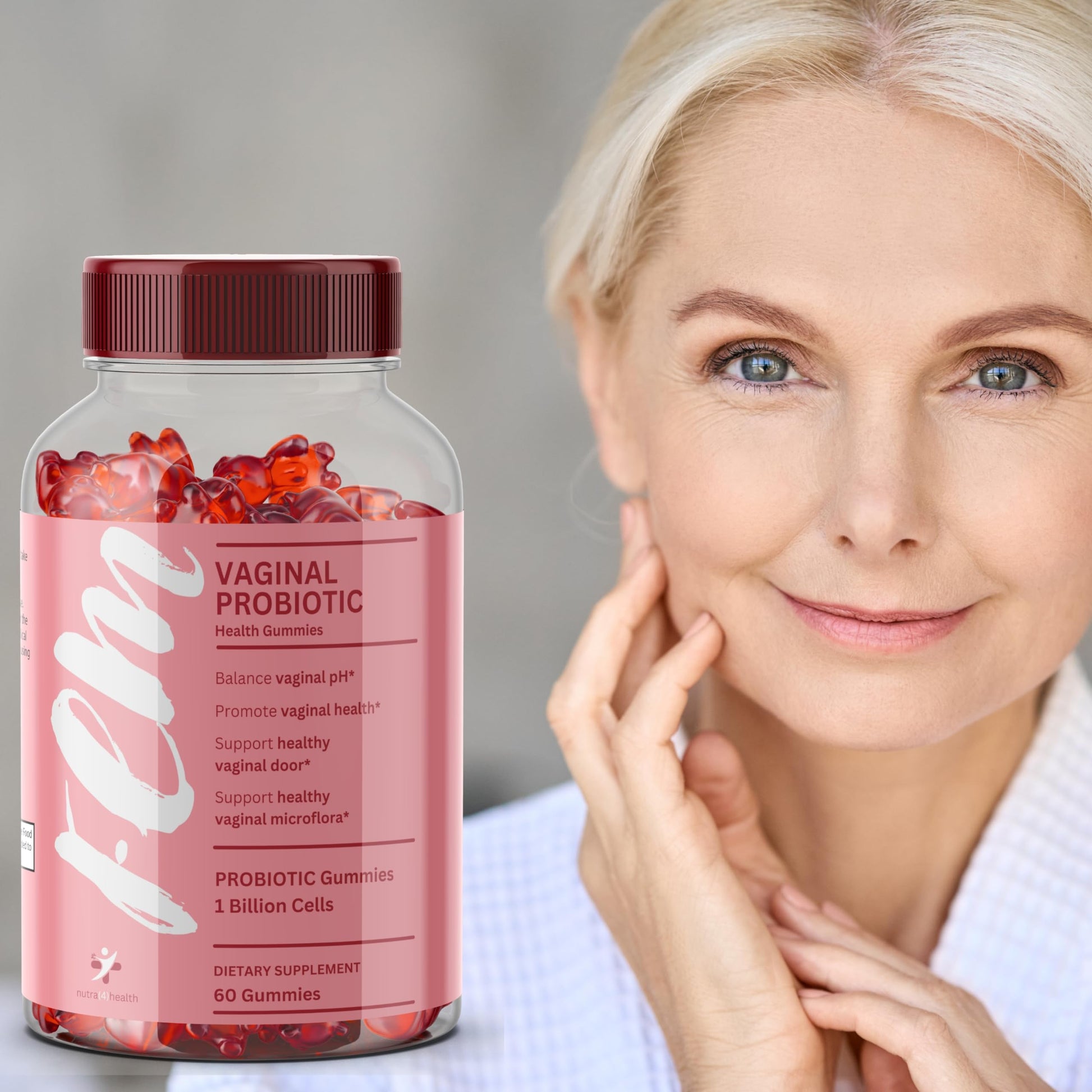 FEM Vaginal Probiotic Gummies for Women - Promotes pH Balance, Healthy Vaginal Odor & Urinary nutra4health buy supplements canada