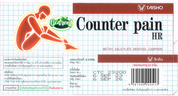 Bedront Counter Pain HR Balm 25G for Massage and Relaxation, Sports Activity. New and Improved Formula with Menthol and Camphor for Better Than Ever Effect! Made in Thailand for Even Better Quality Bedront buy supplements canada
