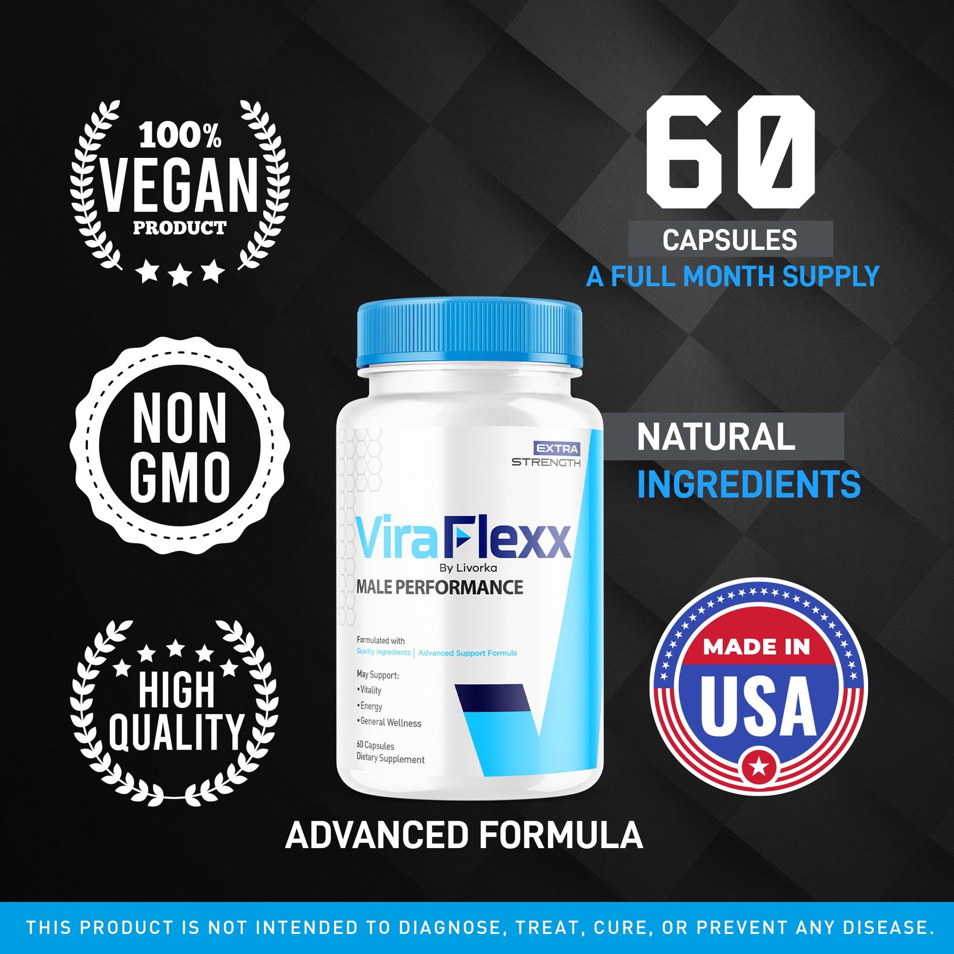 LIVORKA (3 Pack) ViraFlexx Capsules, ViraFlexx Advanced Support Formula Pills, Vira Flexx Pills (180 Capsules) LIVORKA buy supplements canada