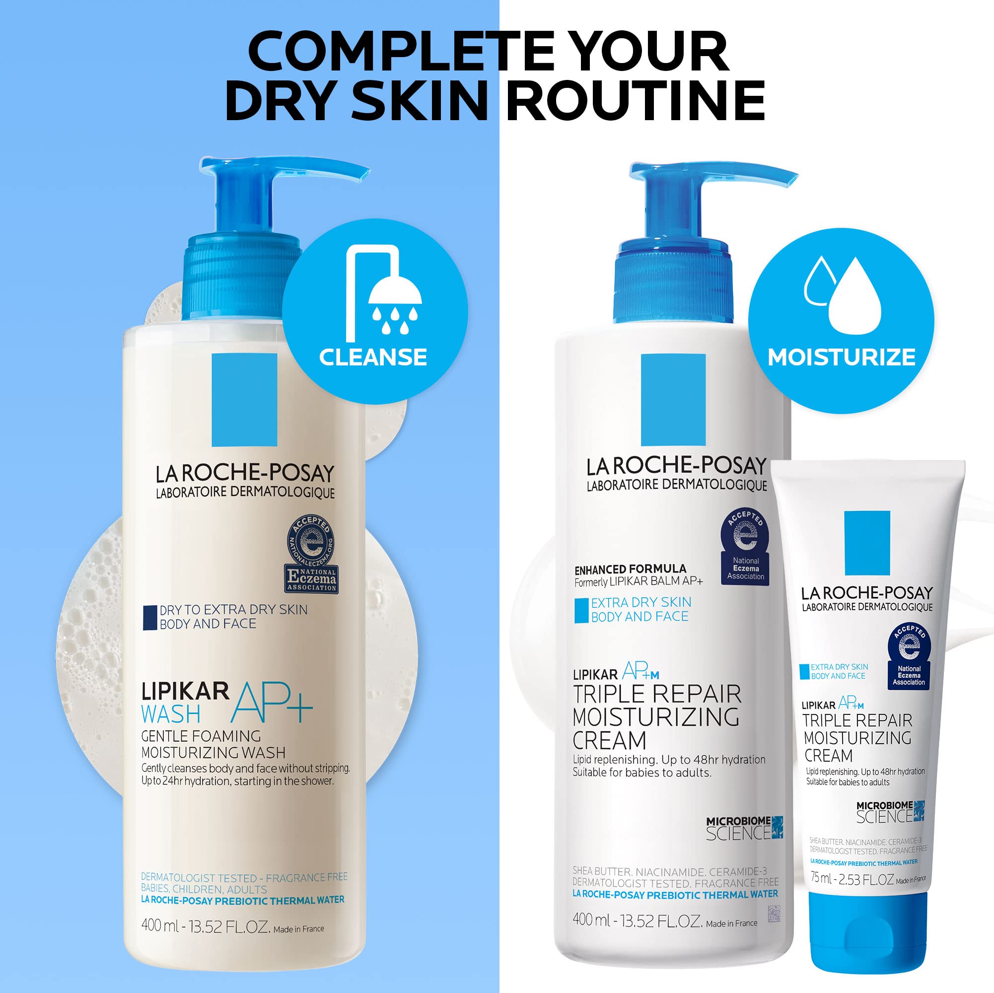 La Roche-Posay Lipikar Daily Repair Moisturizing Lotion Full Size & Travel La Roche-Posay buy supplements canada