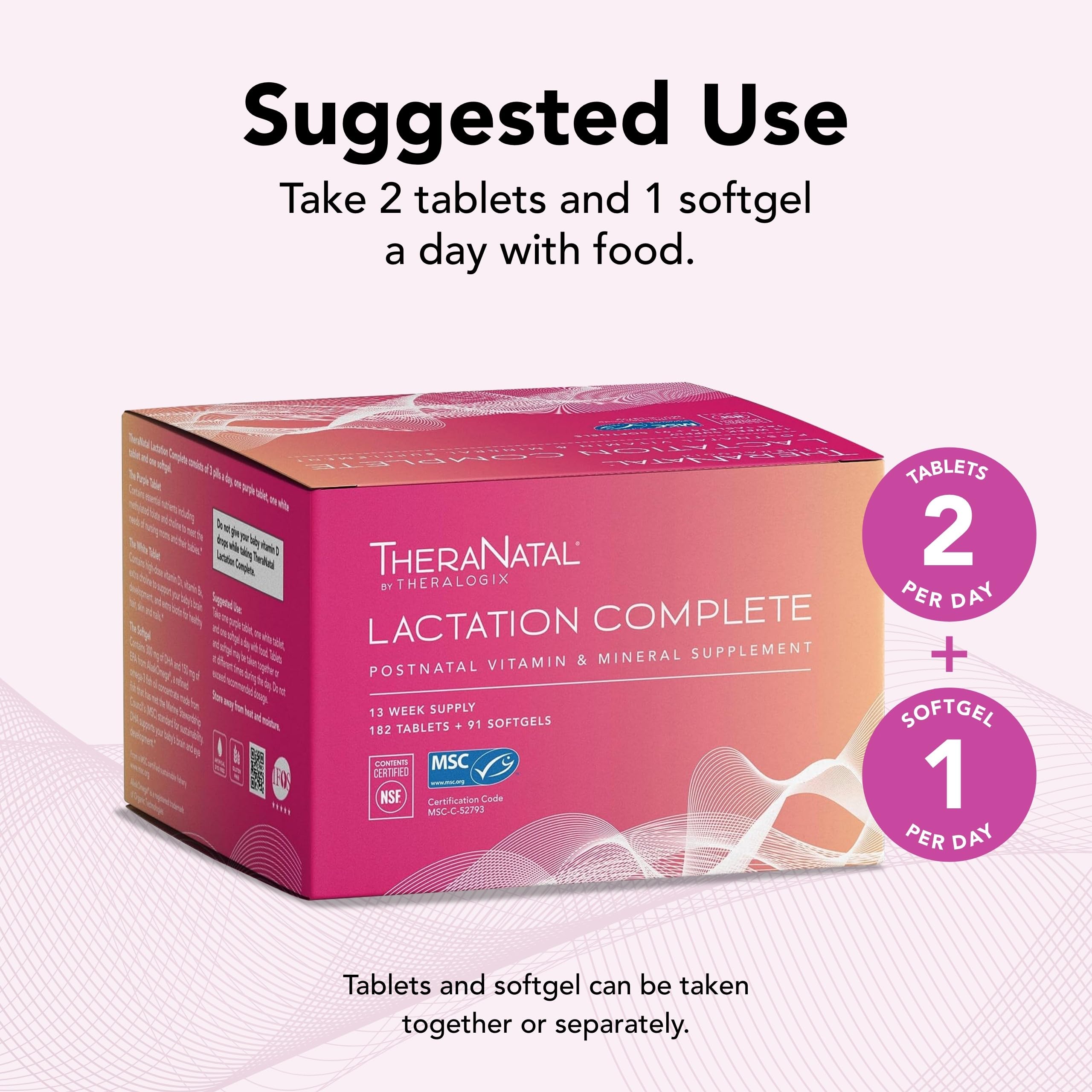 Theralogix TheraNatal Lactation Complete Postnatal Vitamin Supplement - 13-Week Theralogix buy supplements canada