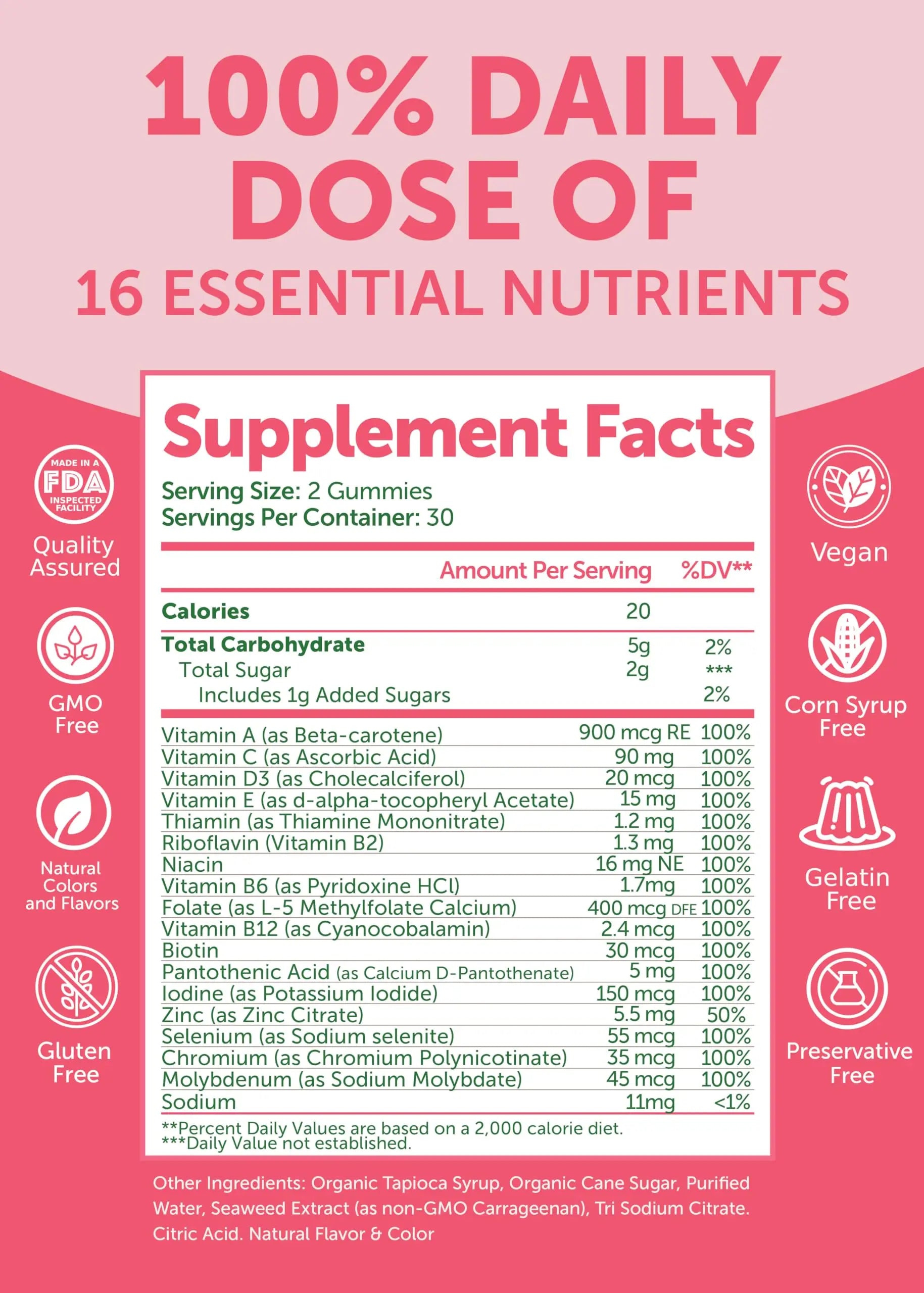 Lunakai USA Made Women’s Multi & Energy Gummies Bundle – 16 Essential Nutrients & B12 – 60 Ct Each Lunakai buy supplements canada