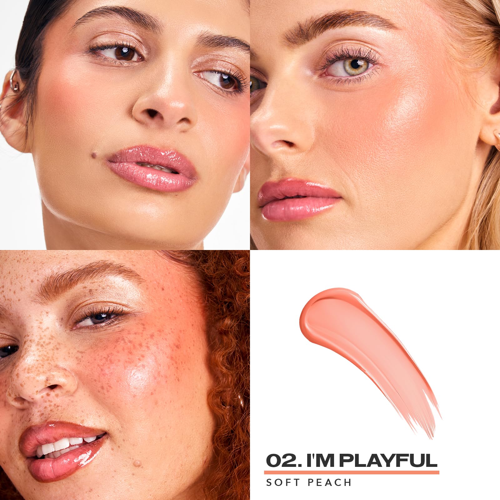 Sacheu Cheek STAY-N Liquid Blush for Cheeks — High Pigment, Buildable, Lightweight Cream Blush for Dewy & Radiant Flushed Cheeks — Long-lasting & Cruelty Free, I'm Playful Sacheu buy supplements canada