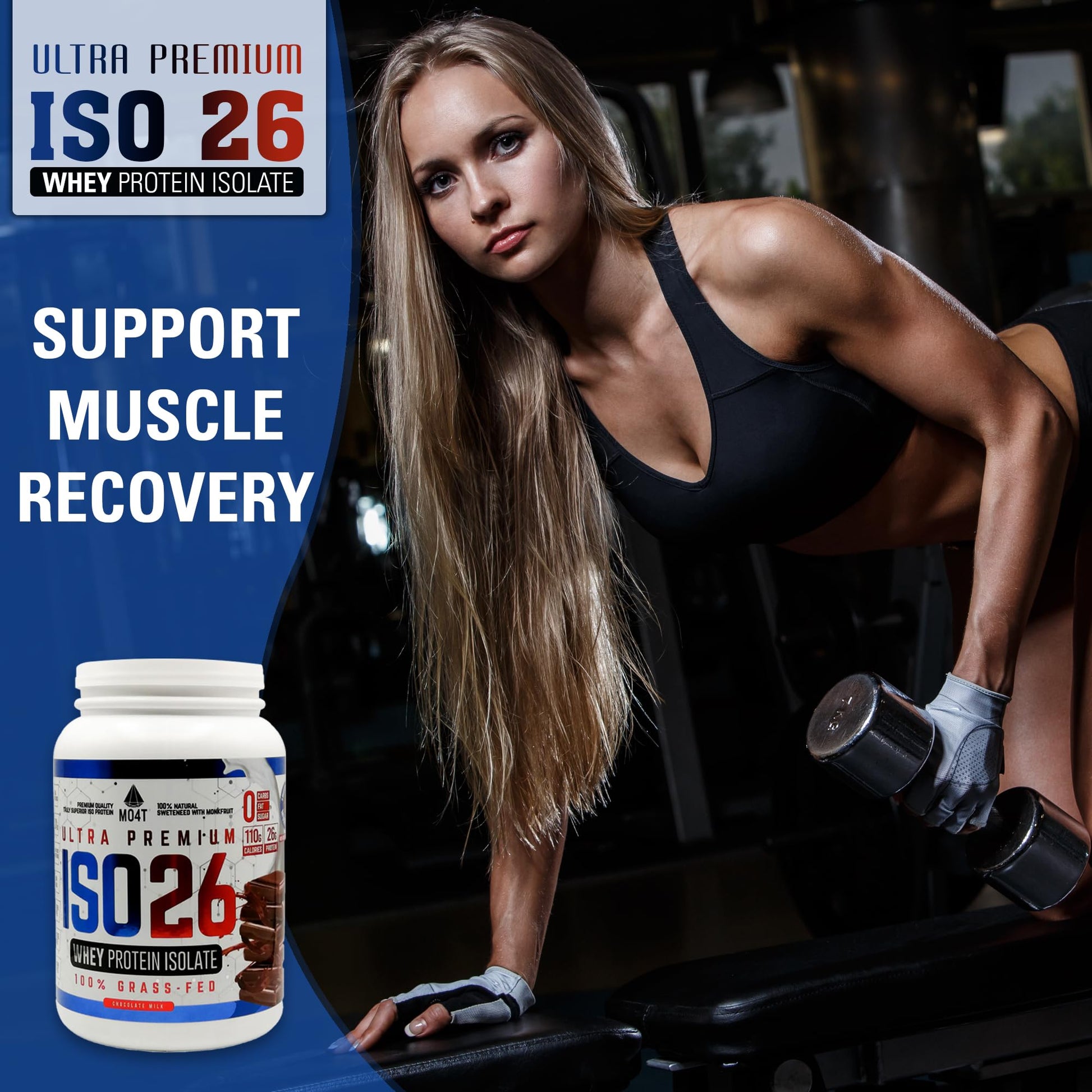 MOMOF4TRANSFORM MO4T Grass Fed Whey Protein Isolate Powder, Naturally Sweetened MOMOF4TRANSFORM buy supplements canada