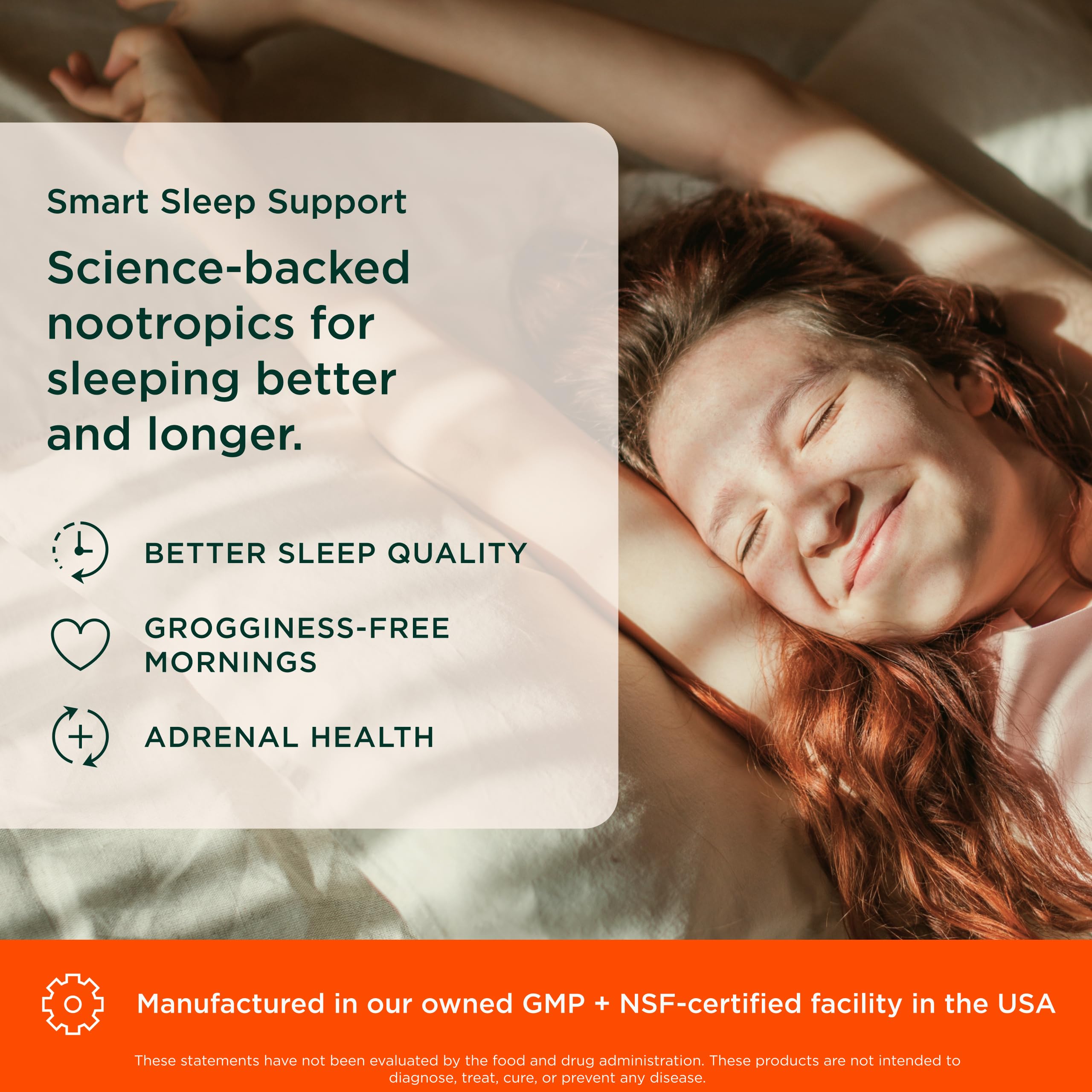 Genius Sleep AID - Smart Sleeping Pills Supplement - Relaxation Enhancer and Mood Support w/Inositol, L-Theanine & Glycine - 40 Capsules The Genius Brand buy supplements canada