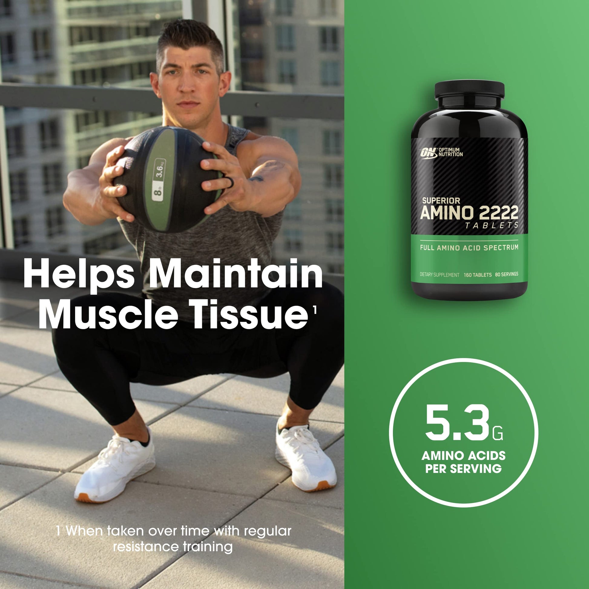 Optimum Nutrition Superior Amino 2222 Tablets, Complete Essential Amino Acids, EAAs Optimum Nutrition buy supplements canada