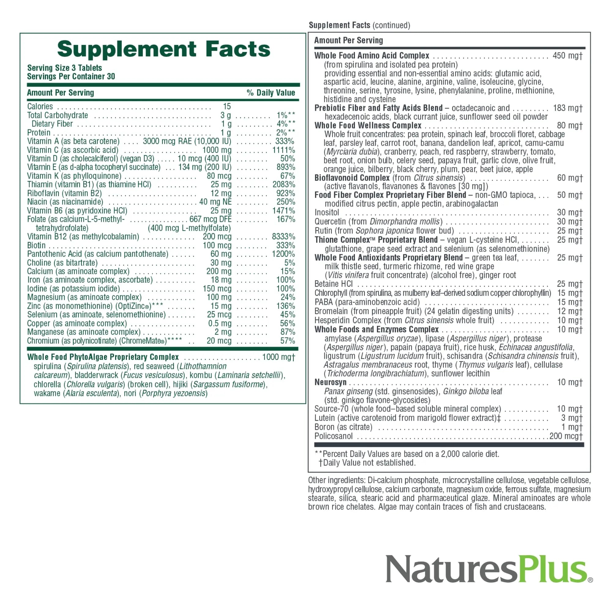 NaturesPlus Ultra Source of Life Multivitamin - 90 Tablets - Supports Immune Health, Energy & Overall Well-Being - with Lutein & Vitamin D3 Aus Healthcare buy supplements canada
