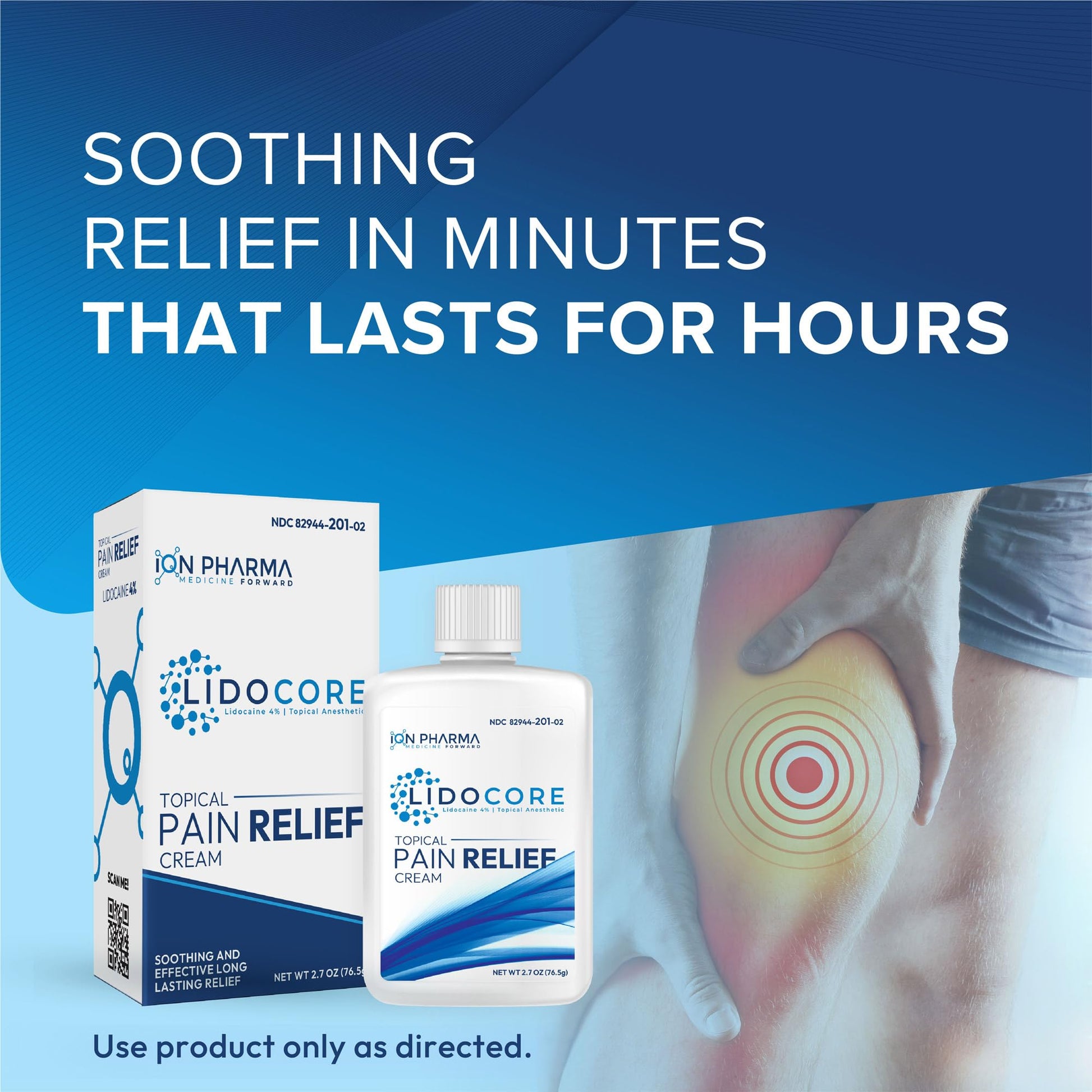 Lidocore Pain Relief Cream with 4% Lidocaine | Maximum Strength OTC | Safe & Compliant formula | Minor cuts, scrapes, insect bites, cold sores | Non-Greasy, Odor-free, Fragrance-Free | 2.7 oz (76.5 g) Lidocore buy supplements canada