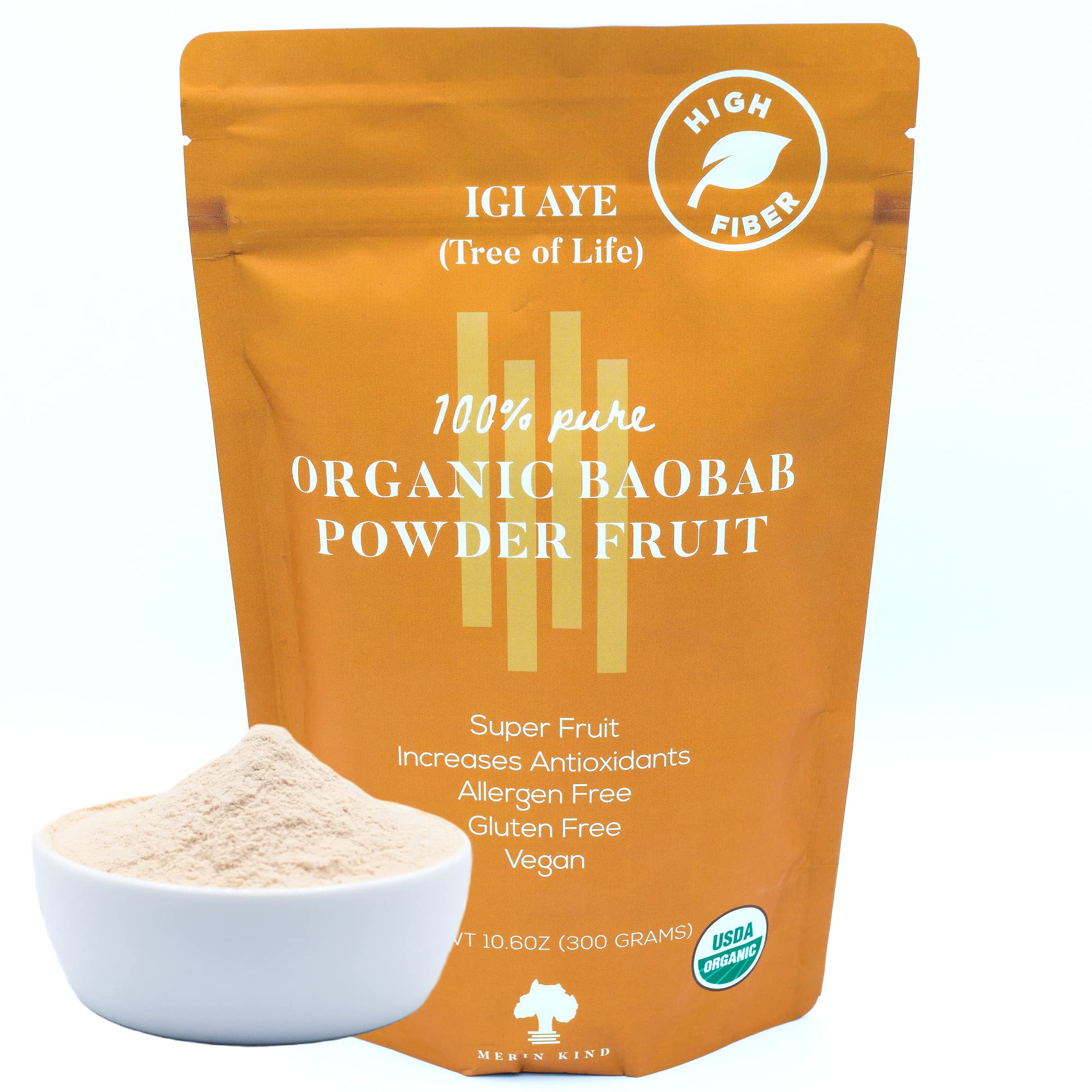 MERIN KIND Organic Baobab Powder - Prebiotic Fiber Supplement MERIN KIND buy supplements canada