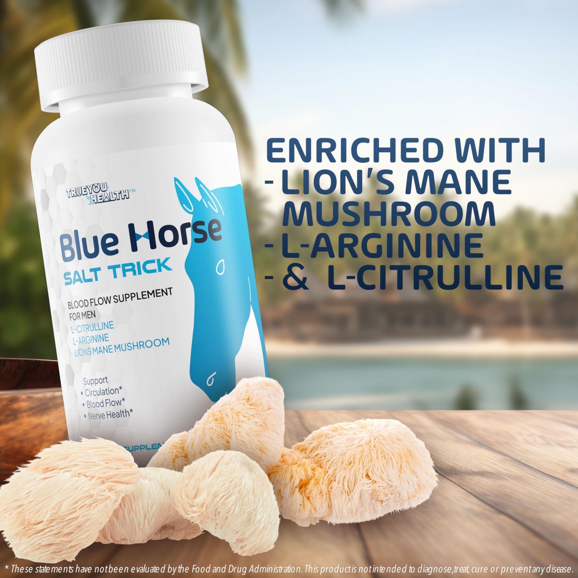 Blue Horse Salt Trick - Our Best Blood Flow Supplement for Men - Our Best Circulation Supplement - Male Circulation Supplements Nitric Oxide Vasodilator to Improve Blood Flow 7 Blue Salt Trick for Men True You Health buy supplements canada