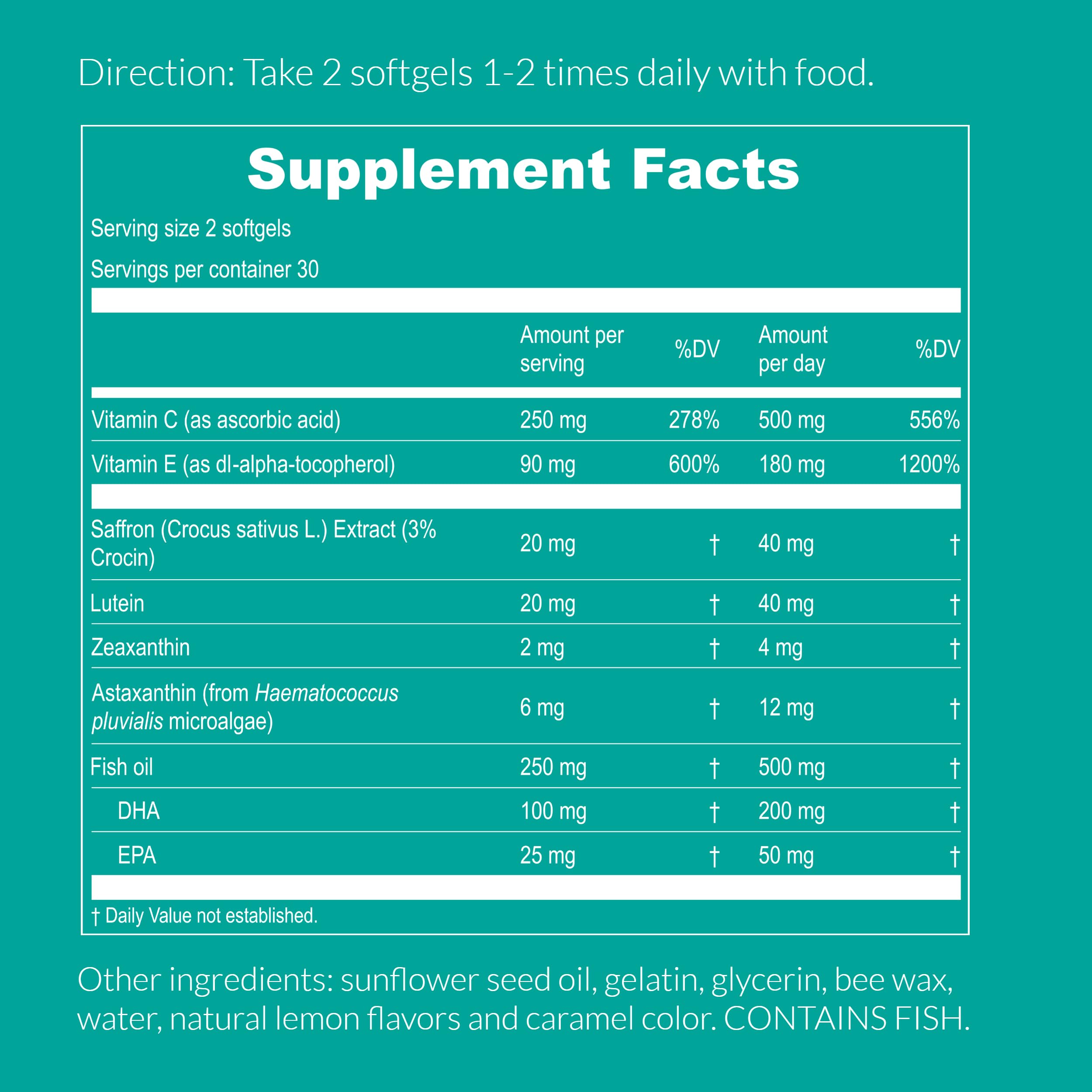 UpNourish AREDS 2 Eye Vitamins for Seniors - Lutein Eye Health Supplement for Adults - Computer Eye Strain Relief, Ocular Health and Dry Eye Support - Vision & Eye Supplements for Women and Men UpNourish buy supplements canada