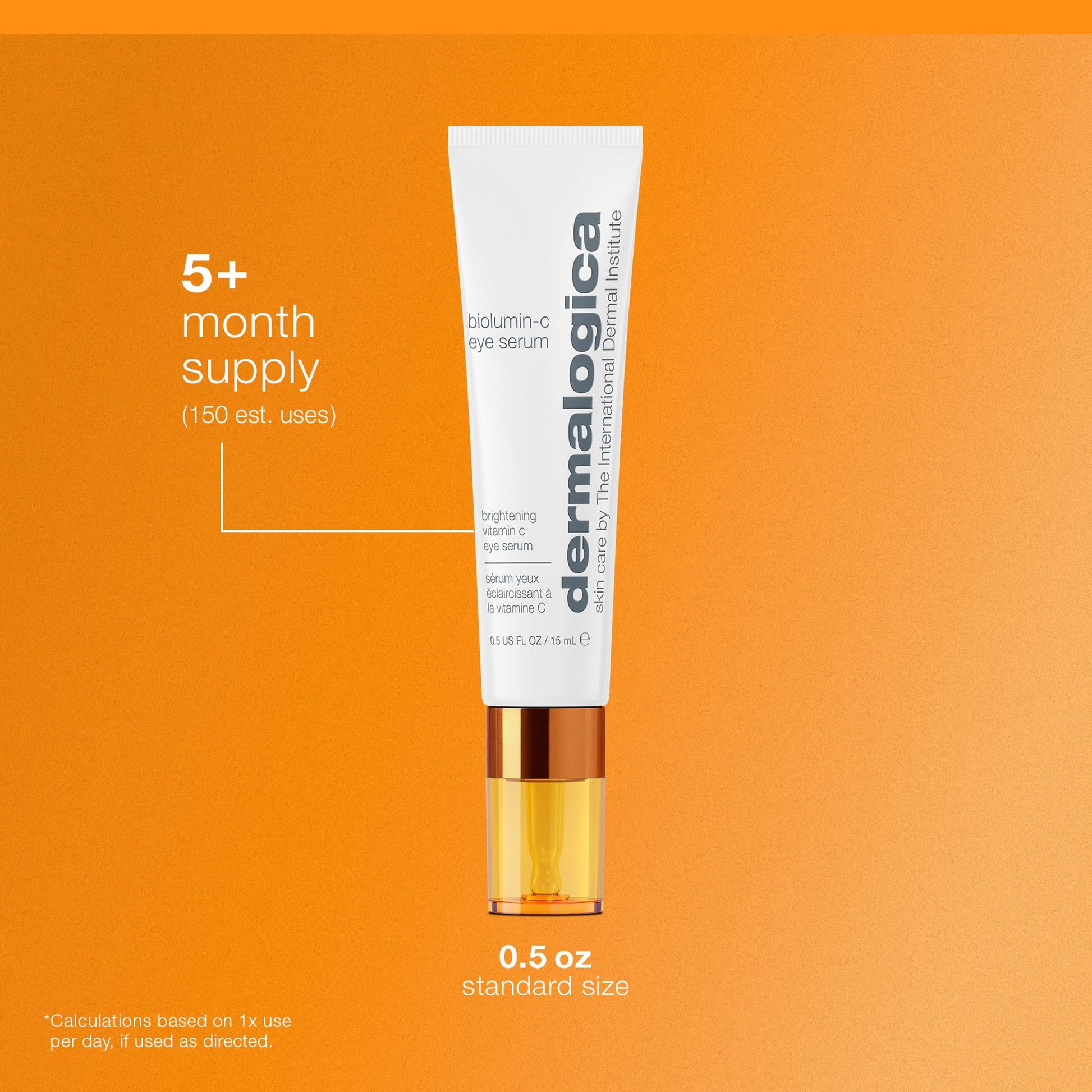 Dermalogica Biolumin-C Eye Serum with Vitamin C, Brightens Eye Area, Reduces Appearance of Fine Lines and Wrinkles For Smooth Skin, 0.5 fl oz Dermalogica buy supplements canada