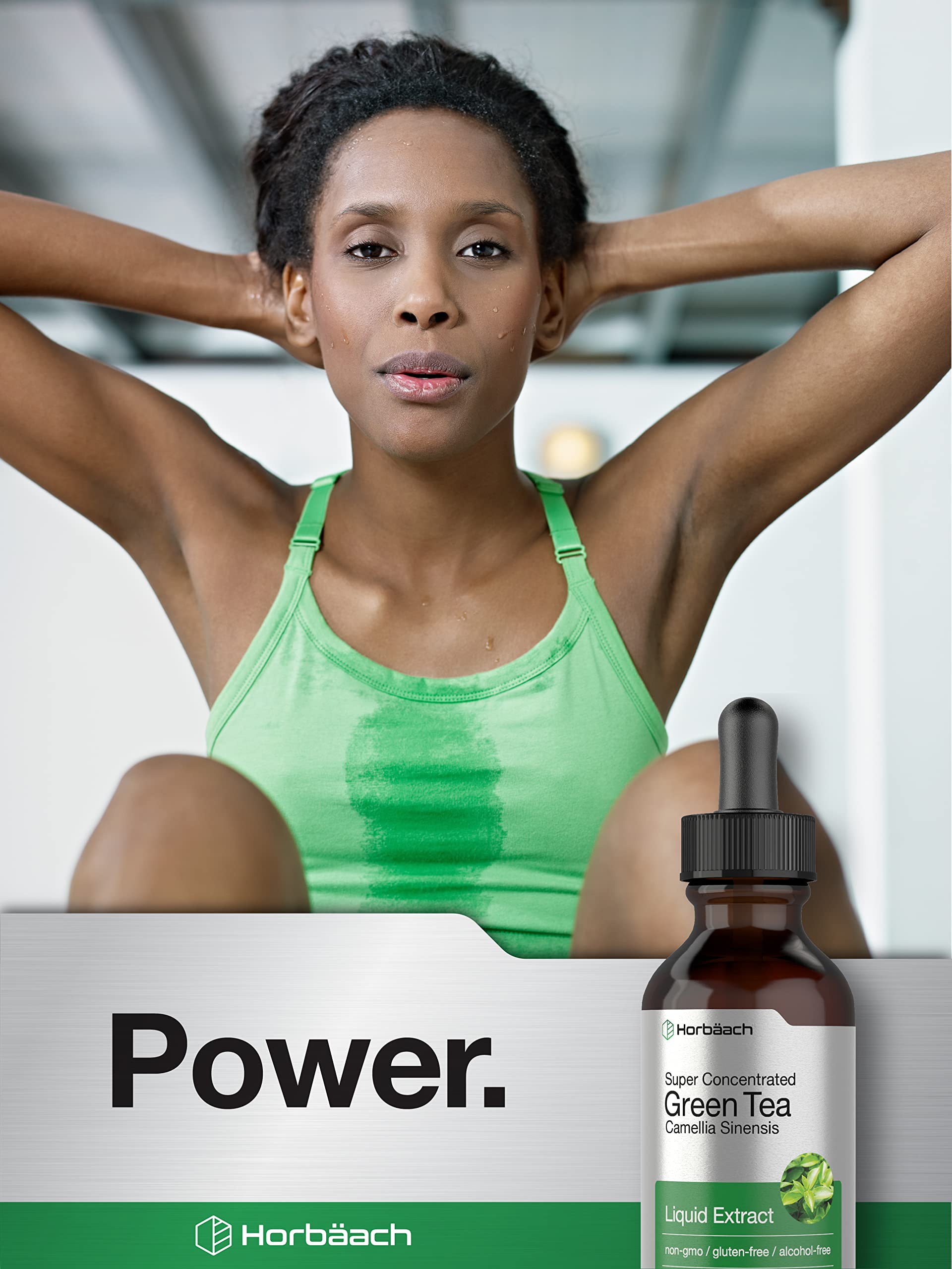 Green Tea Extract Liquid | 2 Fl Oz | Alcohol Free, Vegetarian Tincture | Super Concentrated Horbäach buy supplements canada