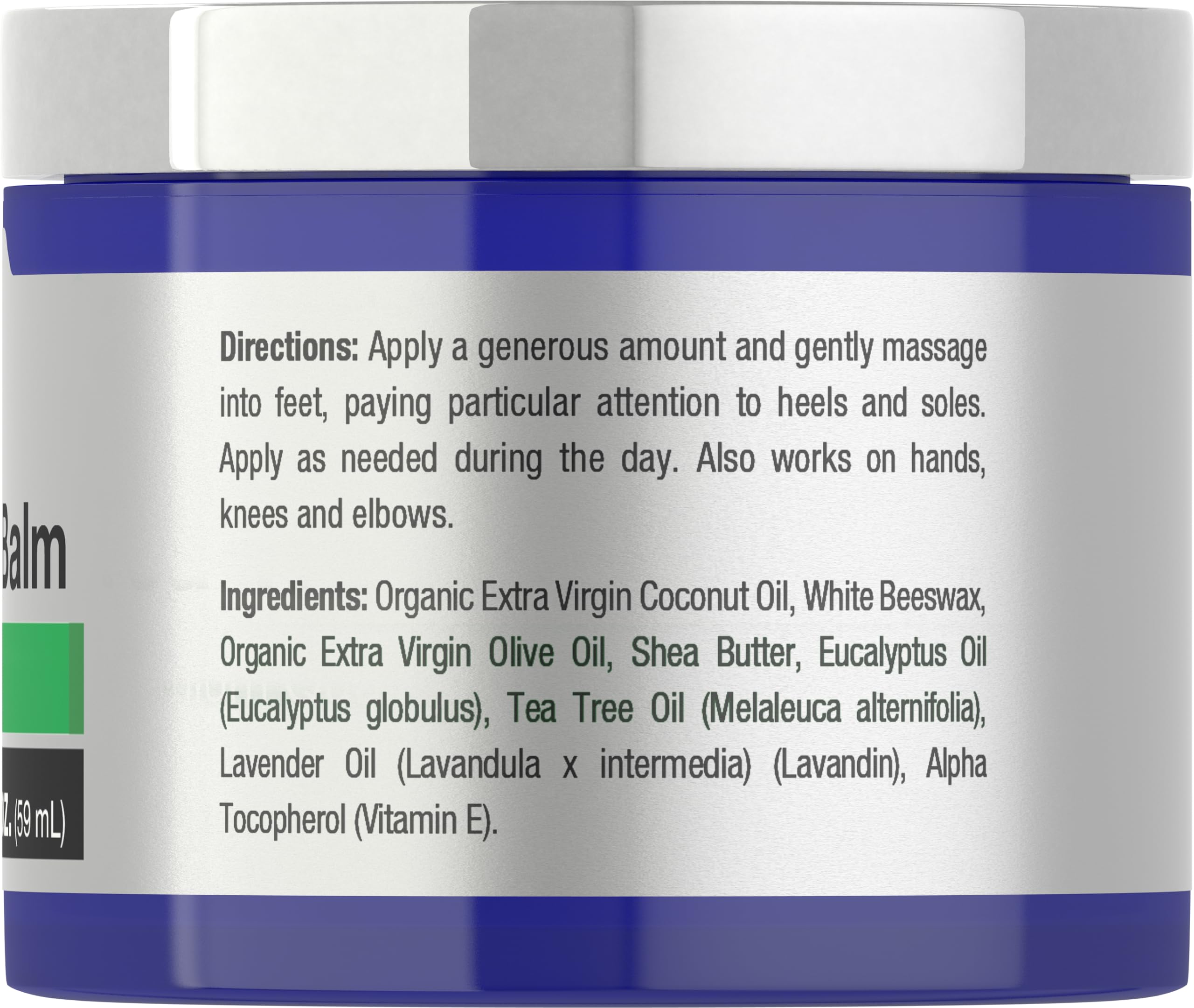 Tea Tree Oil Foot Balm | 2 oz | Moisturizes and Nourishes Dry Skin & Feet | Scientifically Horbäach buy supplements canada
