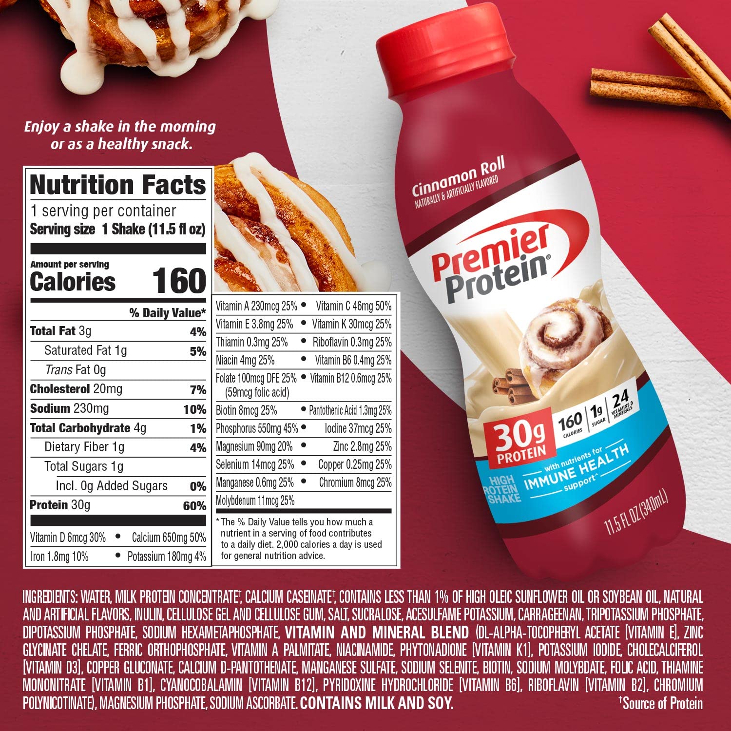 Premier Protein Shake, 30g Protein, 1g Sugar,24 Vitamins&Minerals Nutrients to Support Premier Protein buy supplements canada