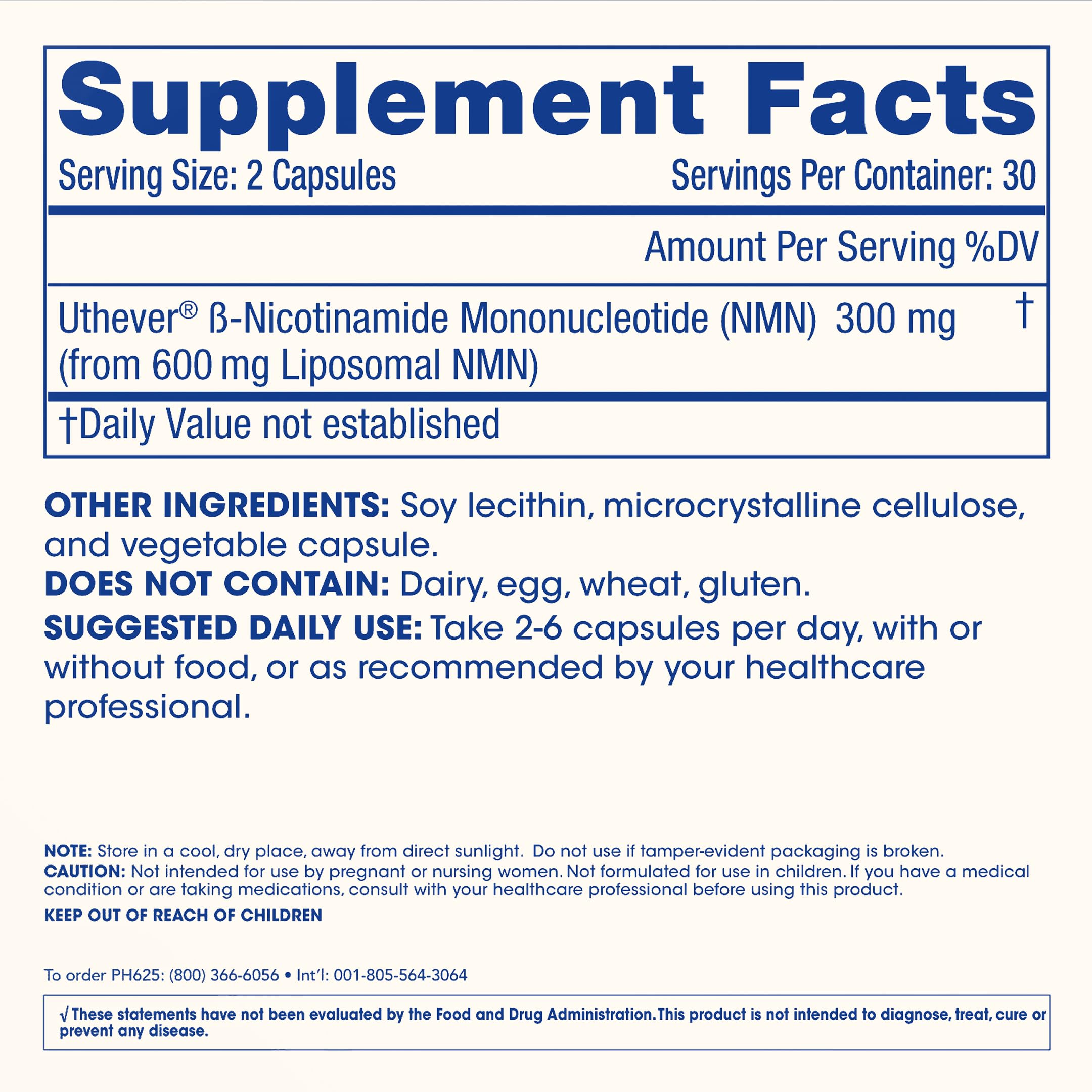 ProHealth Longevity, Liposomal NMN Pro 300, 300 mg, 60 Capsules (150 mg per Capsule) ProHealth buy supplements canada