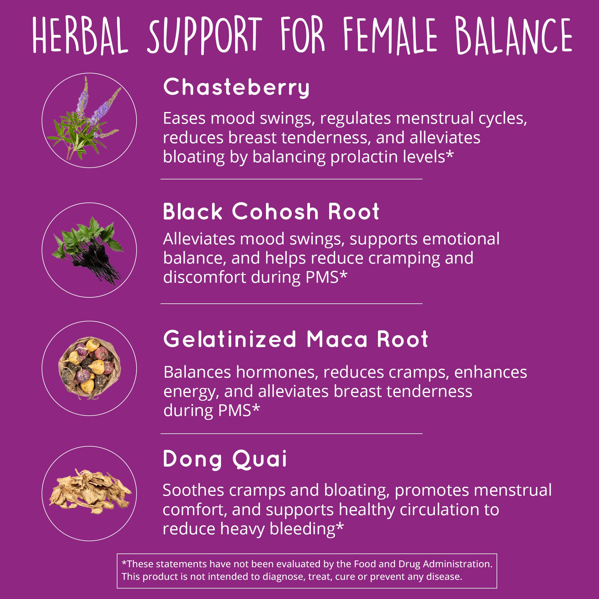 Hormone Balance for Women – PMS Support Supplement, Menopause & Perimenopause | Bloating Relief, Menstrual Cramp, Mood, PMDD | Chasteberry Supplements, Black Cohosh, Dong Quai | Vegan, Non-GMO, 60 Ct Happy Healthy Hippie buy supplements canada