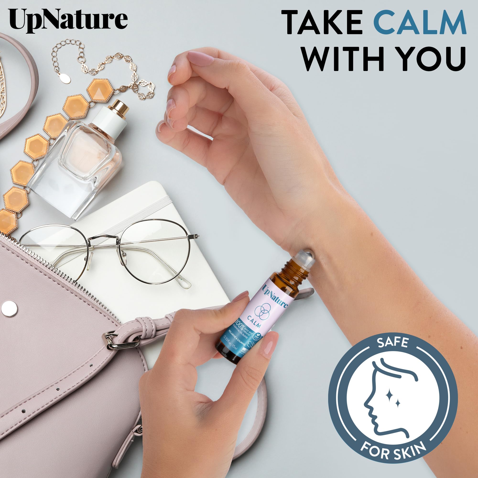 UpNature Calm Essential Oil Roll On Blend – Stress Relief & Relaxation Gifts for Women – Calming UpNature buy supplements canada
