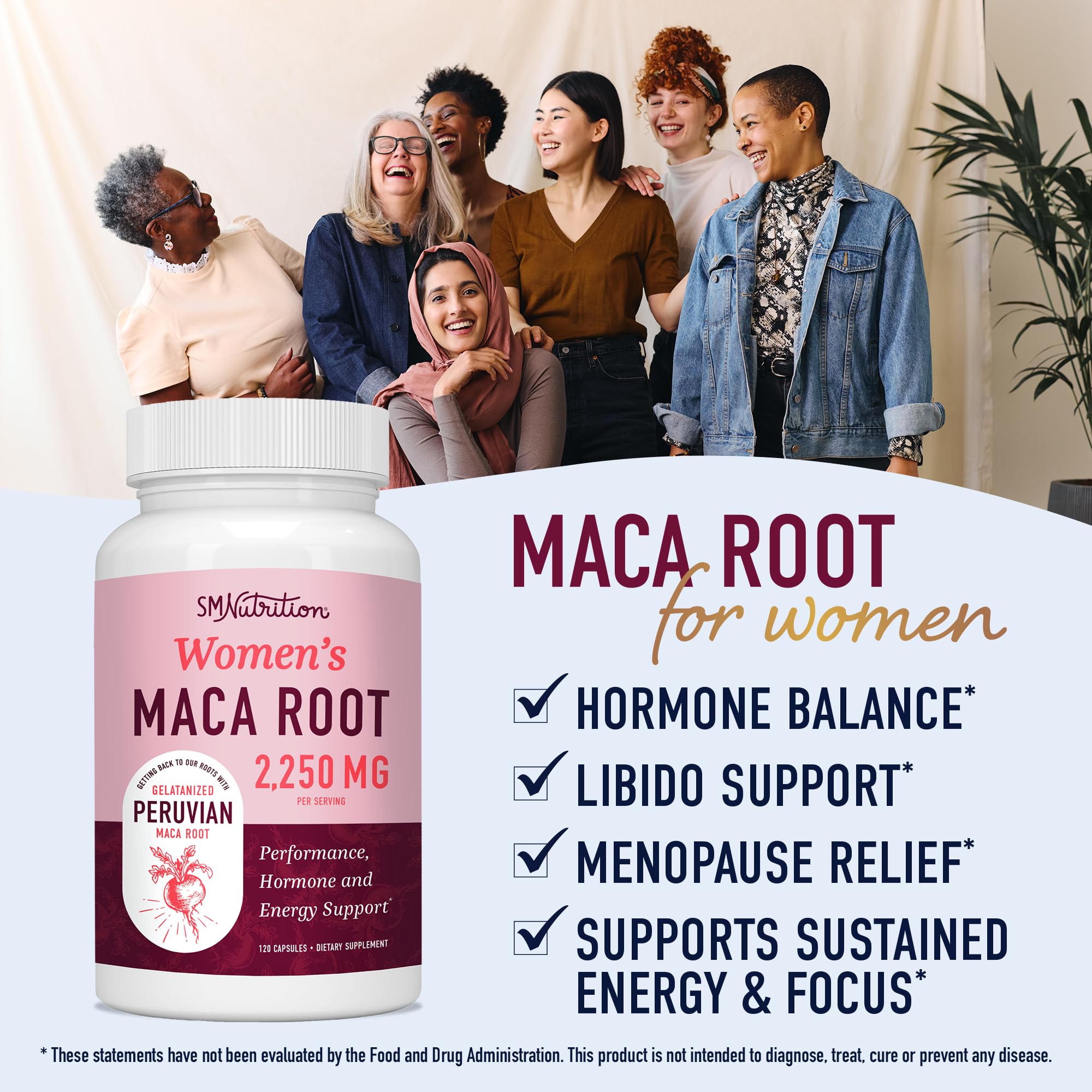 Organic Maca Root Capsules for Women | 2250MG Extra Strength | Red, Black & Yellow SMNutrition buy supplements canada