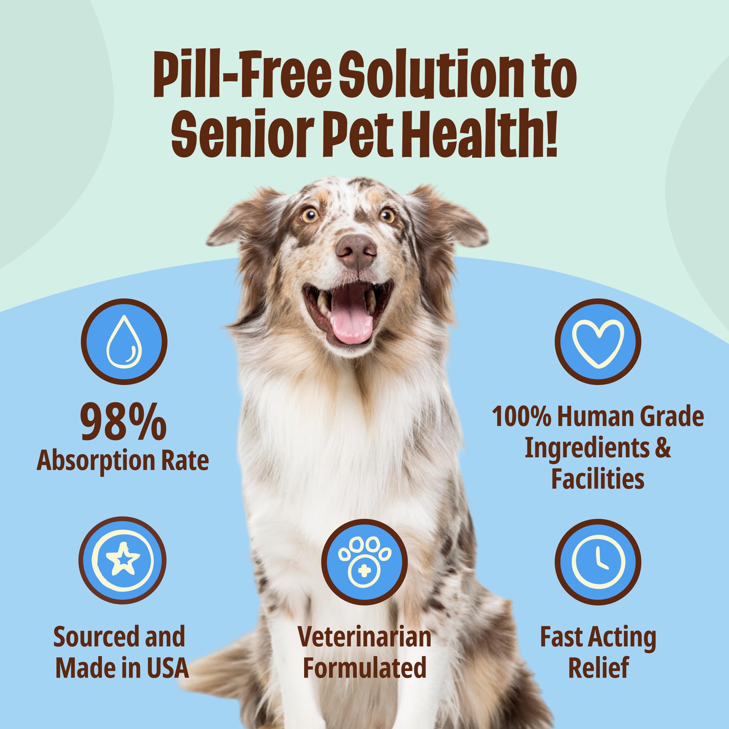Licks Pill-Free Dog Joint and Heart - Glucosamine & Omega 3 Fish Oil Supplement for Dogs - Inflammation Supplements for Joint Support - Gel Packets - 30 Use Licks Pill Free buy supplements canada