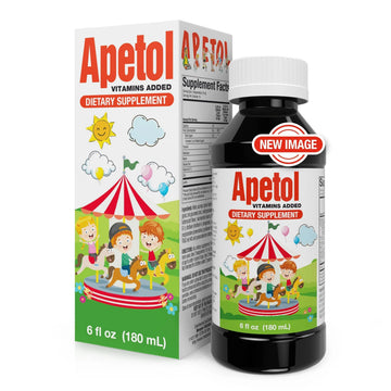 Apetol Appetite Booster & Brain Energy Liquid Vitamins - Dietary Supplements for Kids & Adults - Supports Digestive Health, Memory & Vitality Apetol buy supplements canada