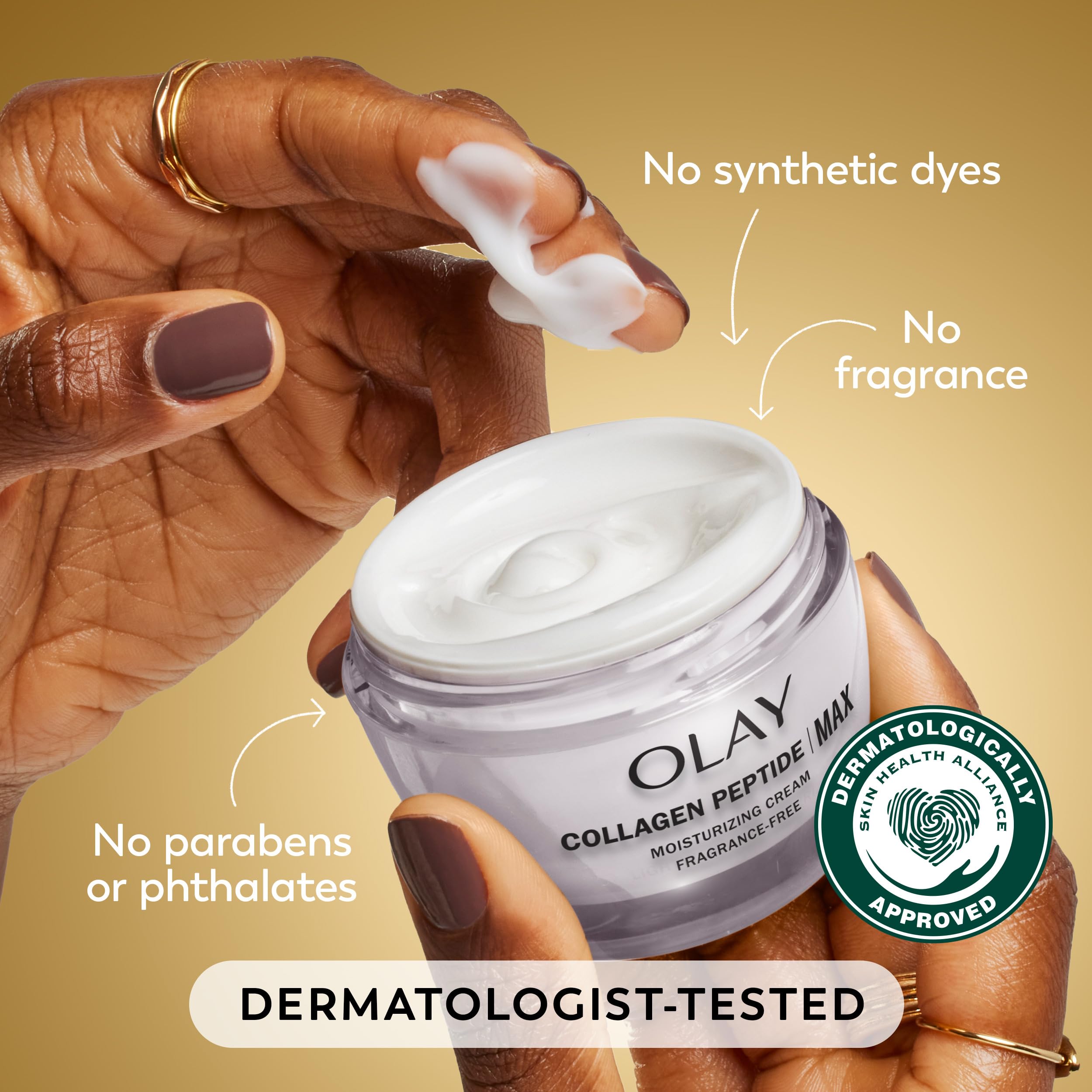 Olay Collagen Peptide Face Moisturizer, Firming Cream for Women, Fragrance-Free, Non-Greasy - Hydrating, Anti-Aging, Anti-Wrinkle Olay buy supplements canada