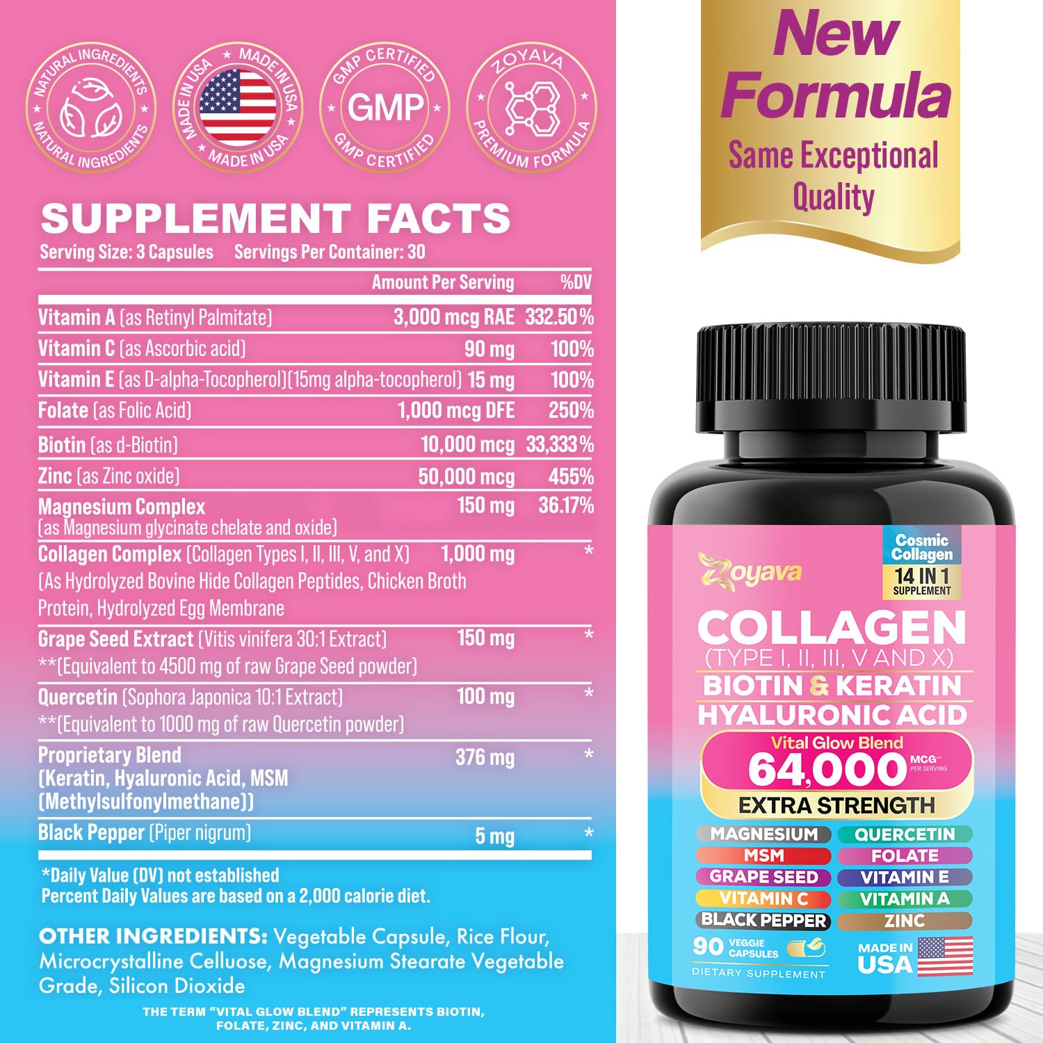 Zoyava Sea Moss 16-in-1 and Collagen 14-in-1 Bundle Zoyava buy supplements canada