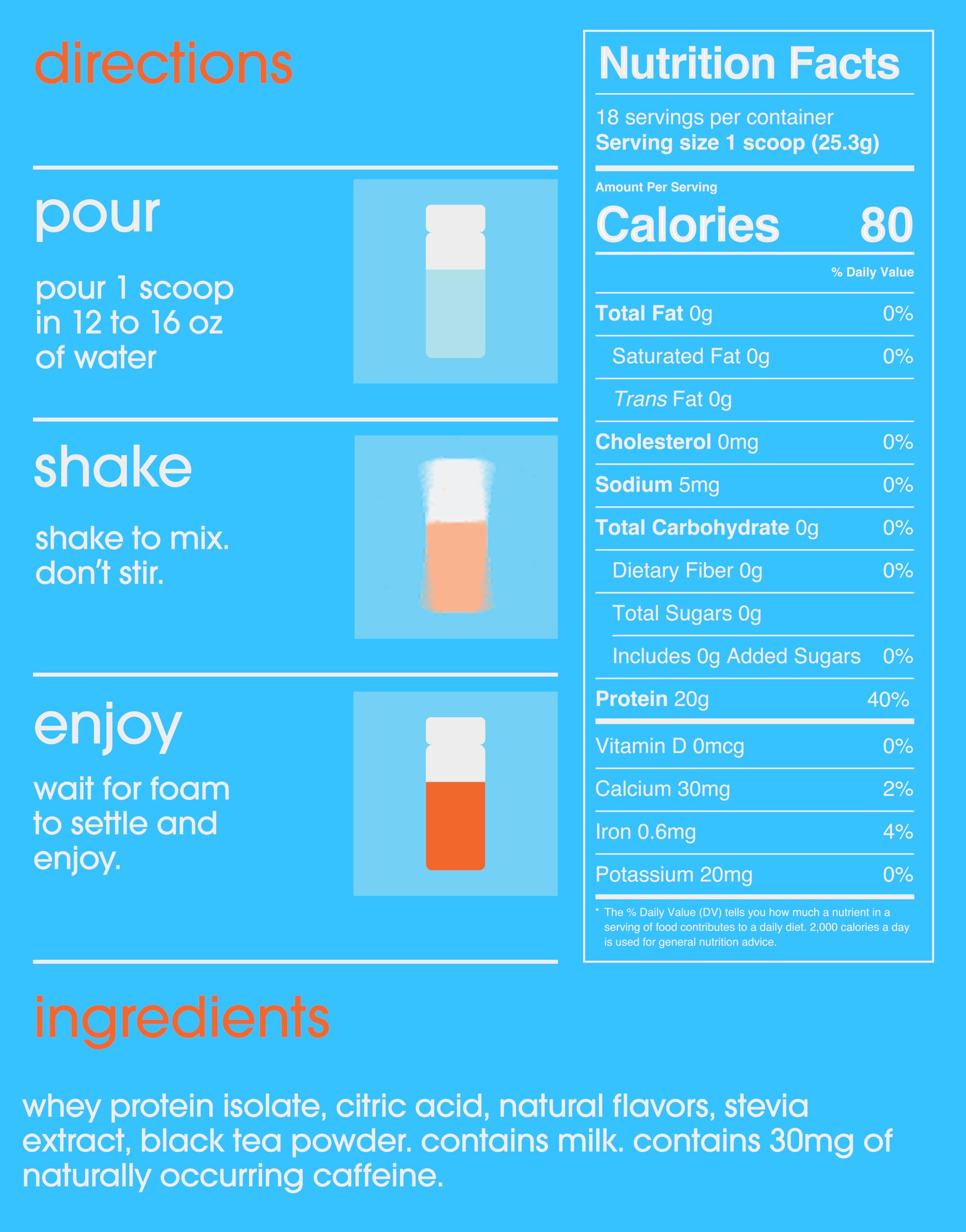 GRAMMS Clear Protein Powder Packets 20G Protein for Women & Men | Lactose Free, Grass-Fed Whey Isolate, Gluten Free, Zero Sugar, Gut Friendly, Non-Bloating GRAMMS buy supplements canada