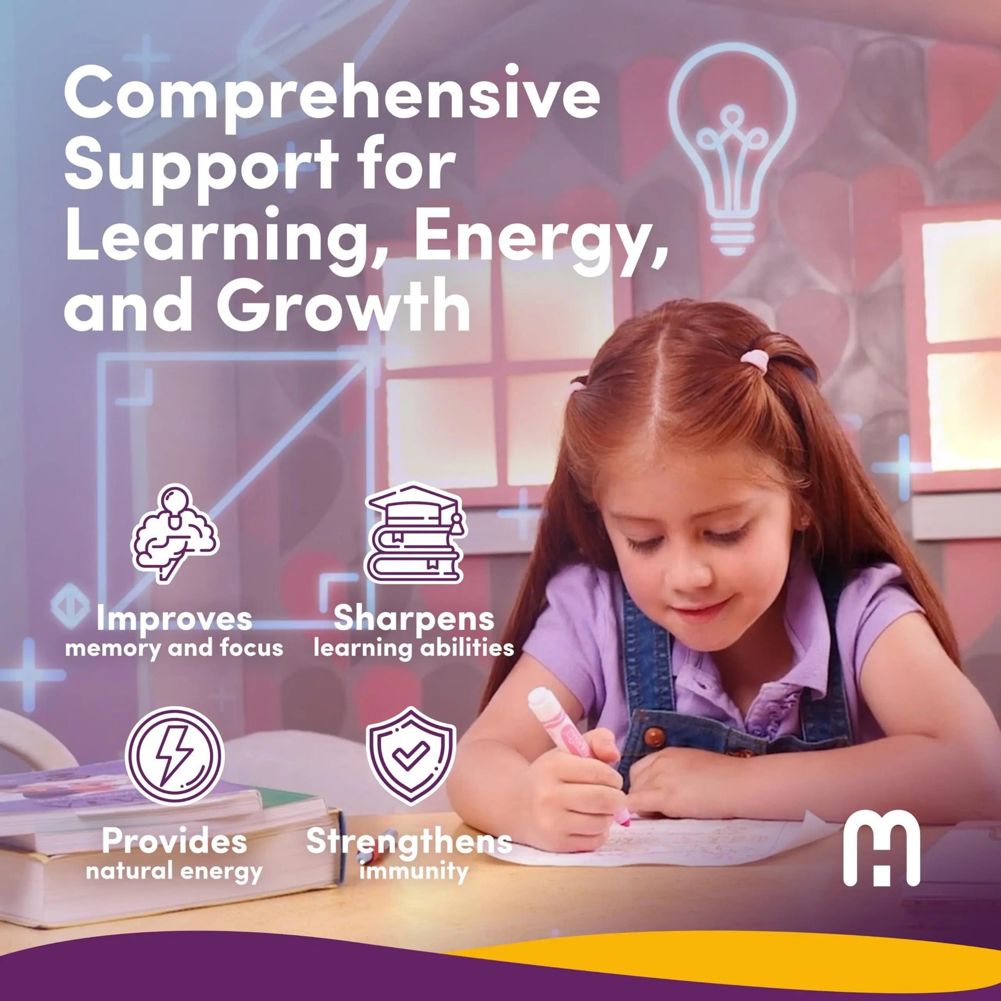 Chewable Chocolate Kids Multivitamin with Probiotic, Vitamin C, Ginkgo Nut, Colostrum, Moringa - Kids Vitamins Immune Support MOMMY HANA buy supplements canada