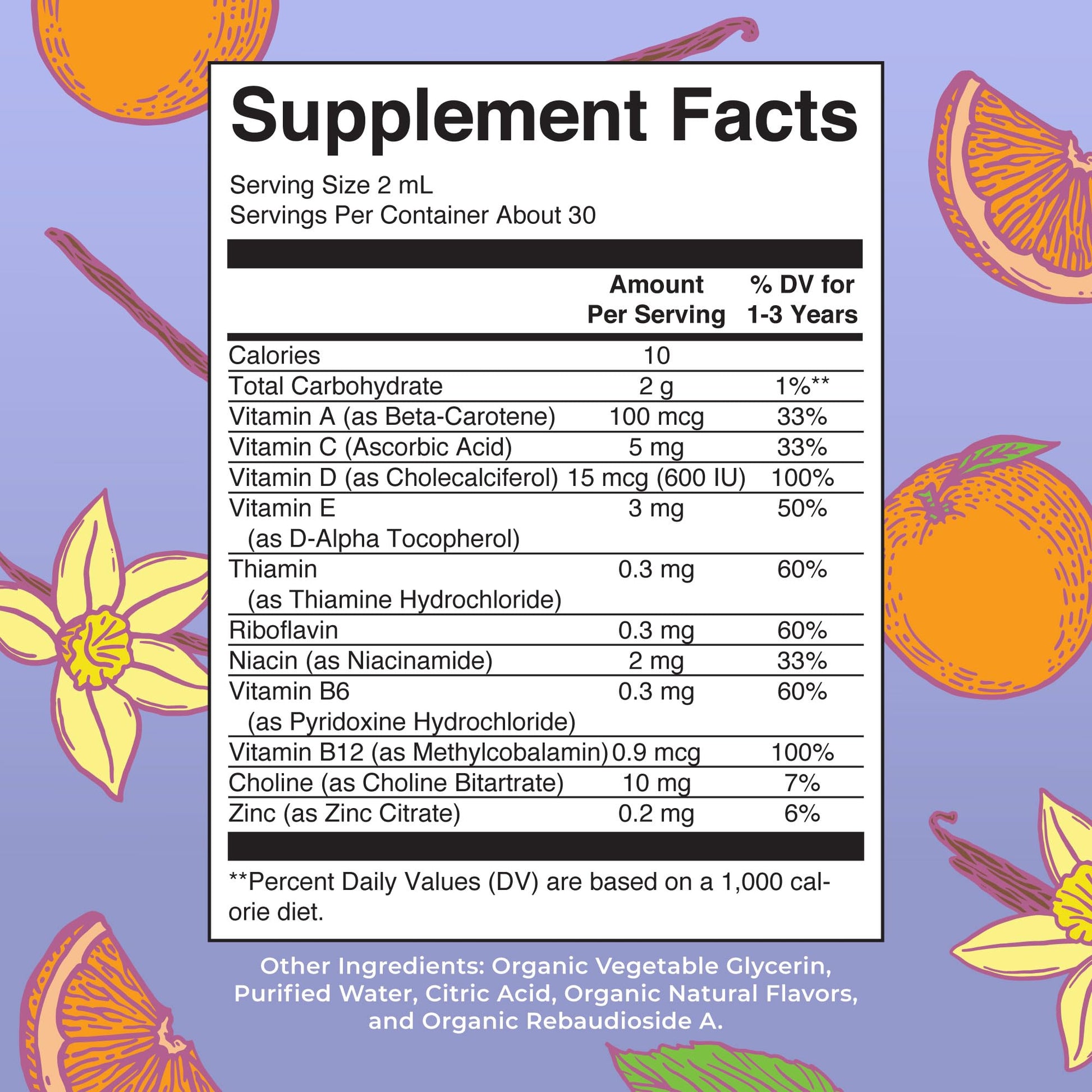 MaryRuth's Toddler Multivitamin | Vitamin A C D E B6 B12 Zinc | Healthy Growth Support | Immunity | Bone Health | Cognitive Function | Organic | Sugar Free | Vegan | Non-GMO | 2 Fl Oz | 30 Day Supply MARYRUTH'S buy supplements canada