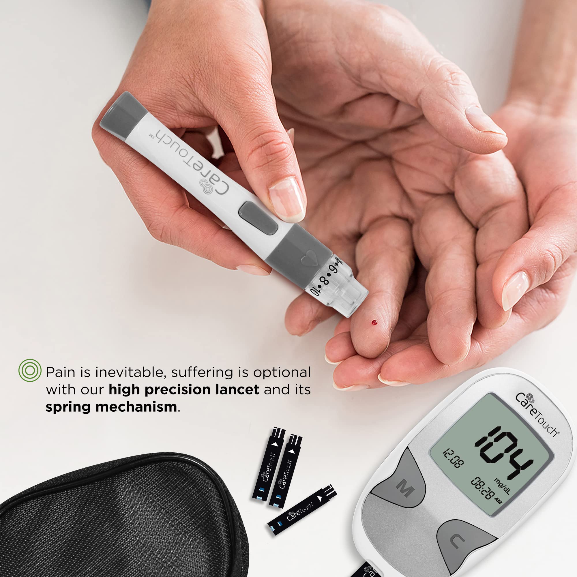 Care Touch Blood Glucose Meter Kit - Diabetes Testing Kit with Glucometer Care Touch buy supplements canada